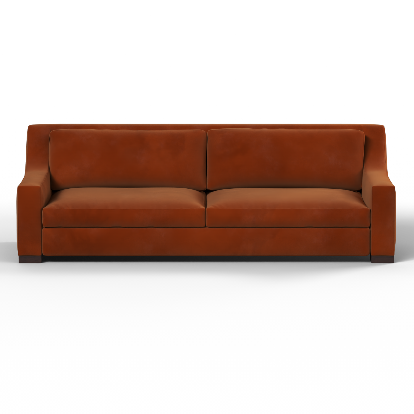 Louis 2 Seater Sofa — Structured Design with Tapered Arms