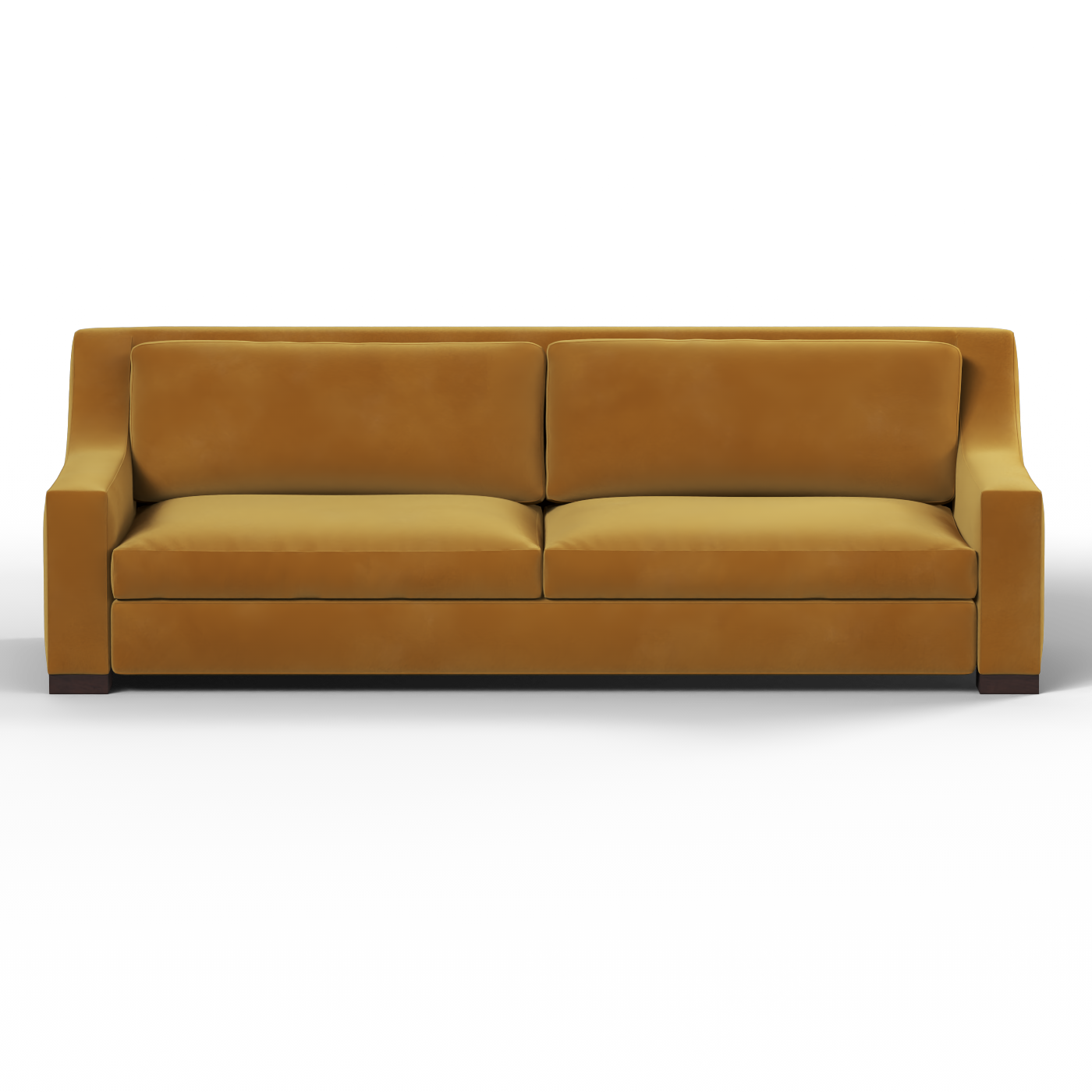 Louis 2 Seater Sofa — Structured Design with Tapered Arms