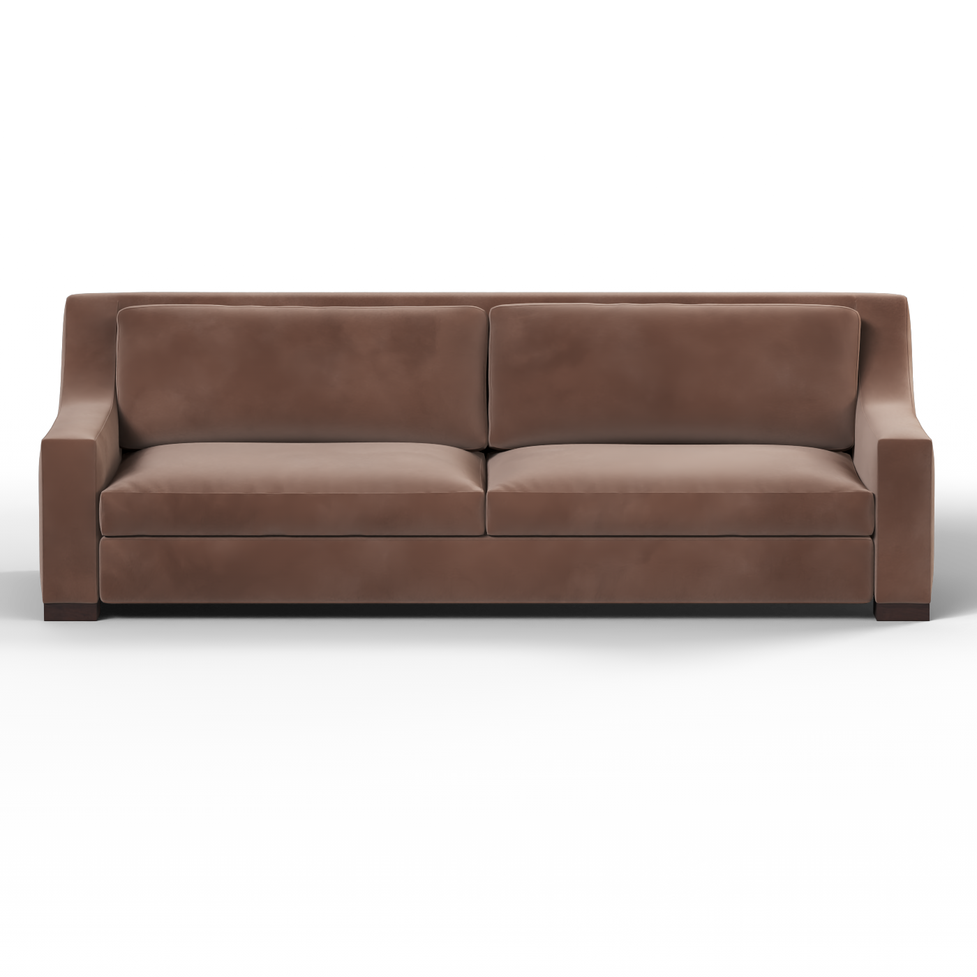 Louis 2 Seater Sofa — Structured Design with Tapered Arms