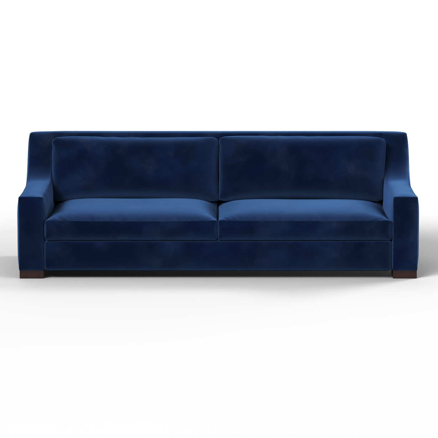 Louis 2 Seater Sofa — Structured Design with Tapered Arms