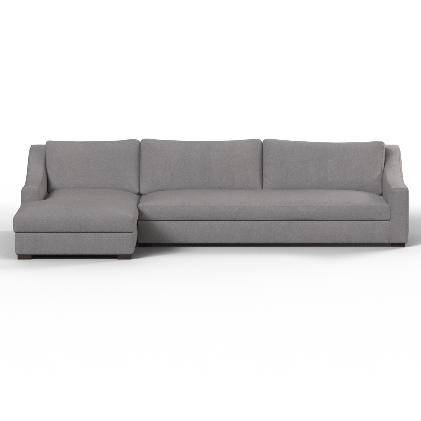 Louis Sectional Sofa — Low-Profile Modular Corner Layout