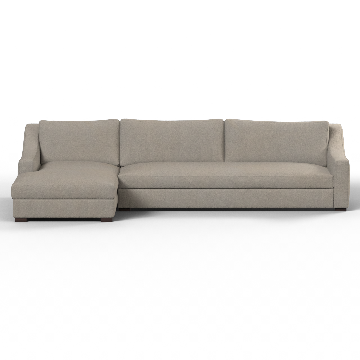 Louis Sectional Sofa — Low-Profile Modular Corner Layout