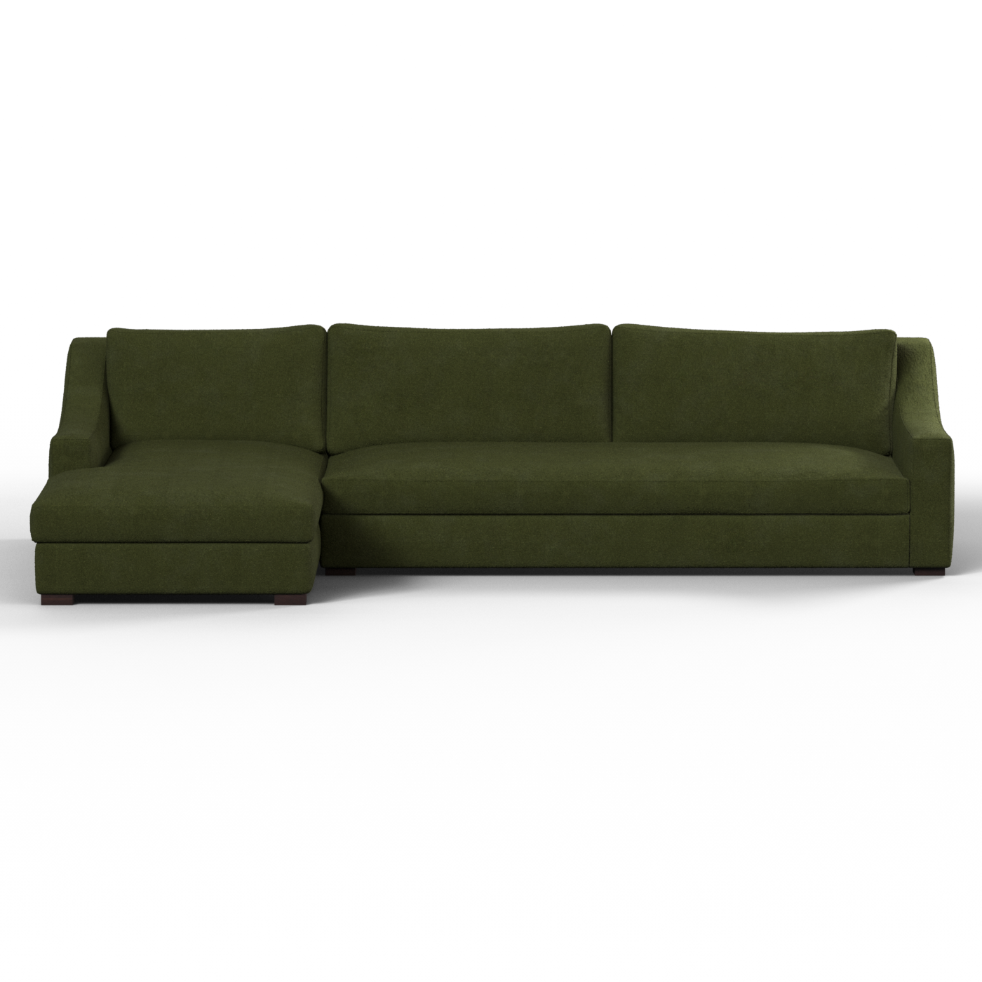 Louis Sectional Sofa — Low-Profile Modular Corner Layout