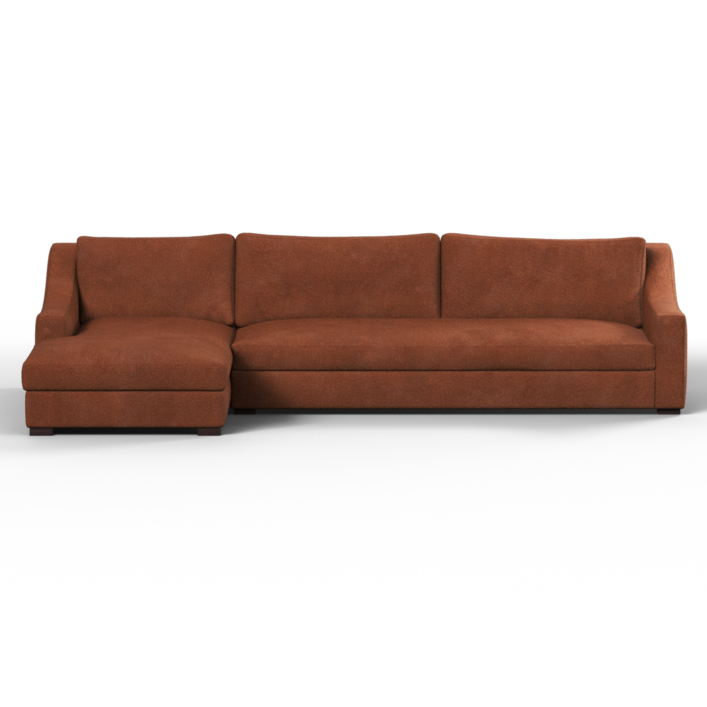 Louis Sectional Sofa — Low-Profile Modular Corner Layout