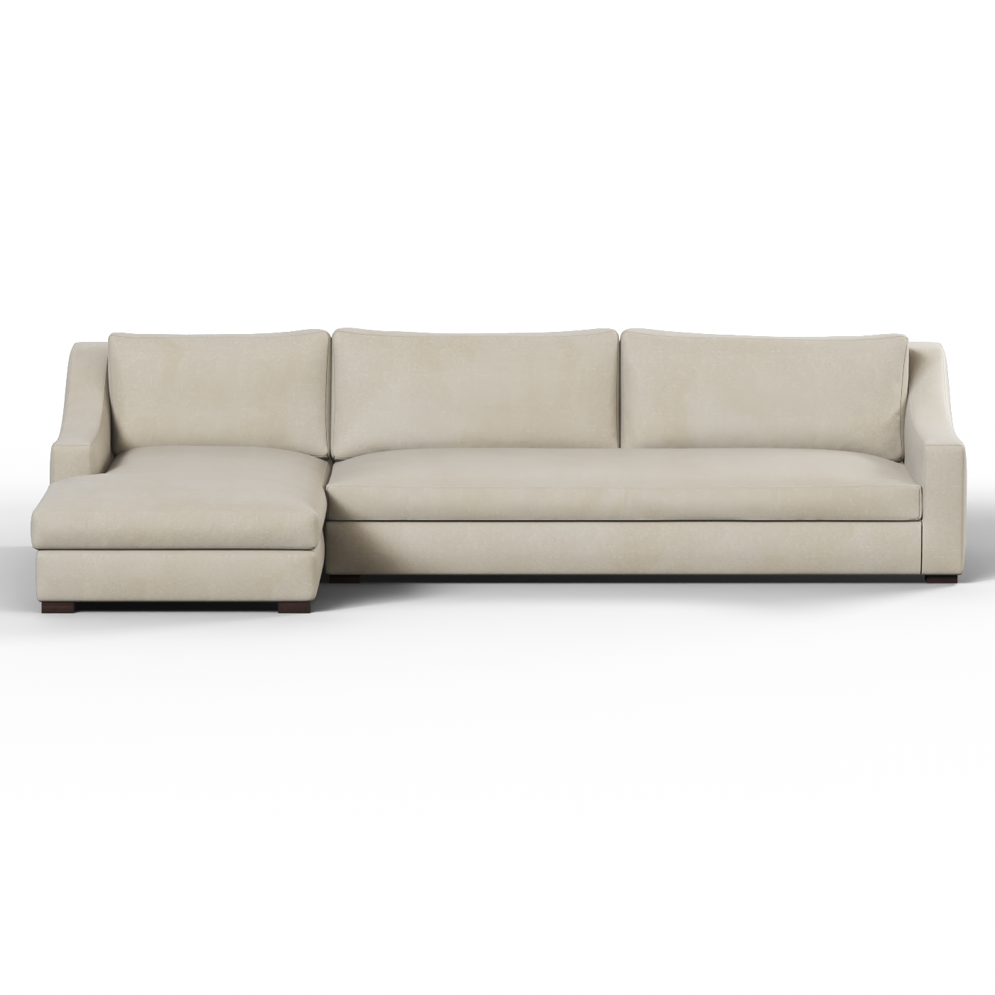 Louis Sectional Sofa — Low-Profile Modular Corner Layout
