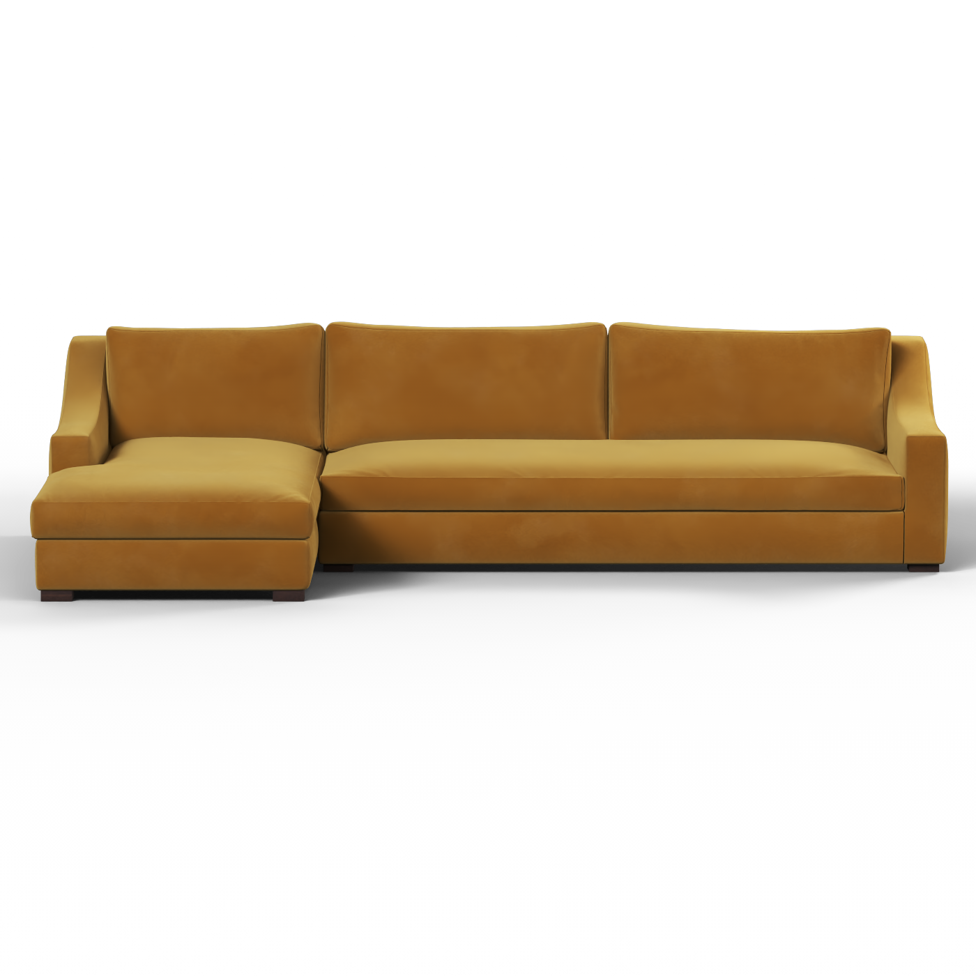 Louis Sectional Sofa — Low-Profile Modular Corner Layout