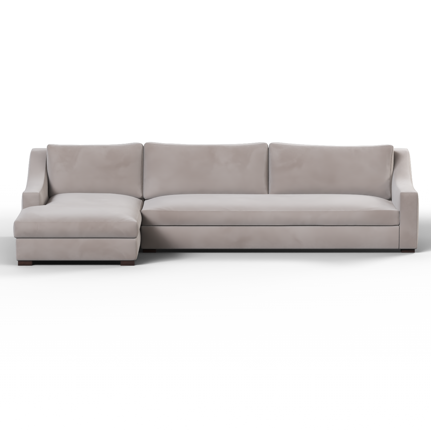 Louis Sectional Sofa — Low-Profile Modular Corner Layout