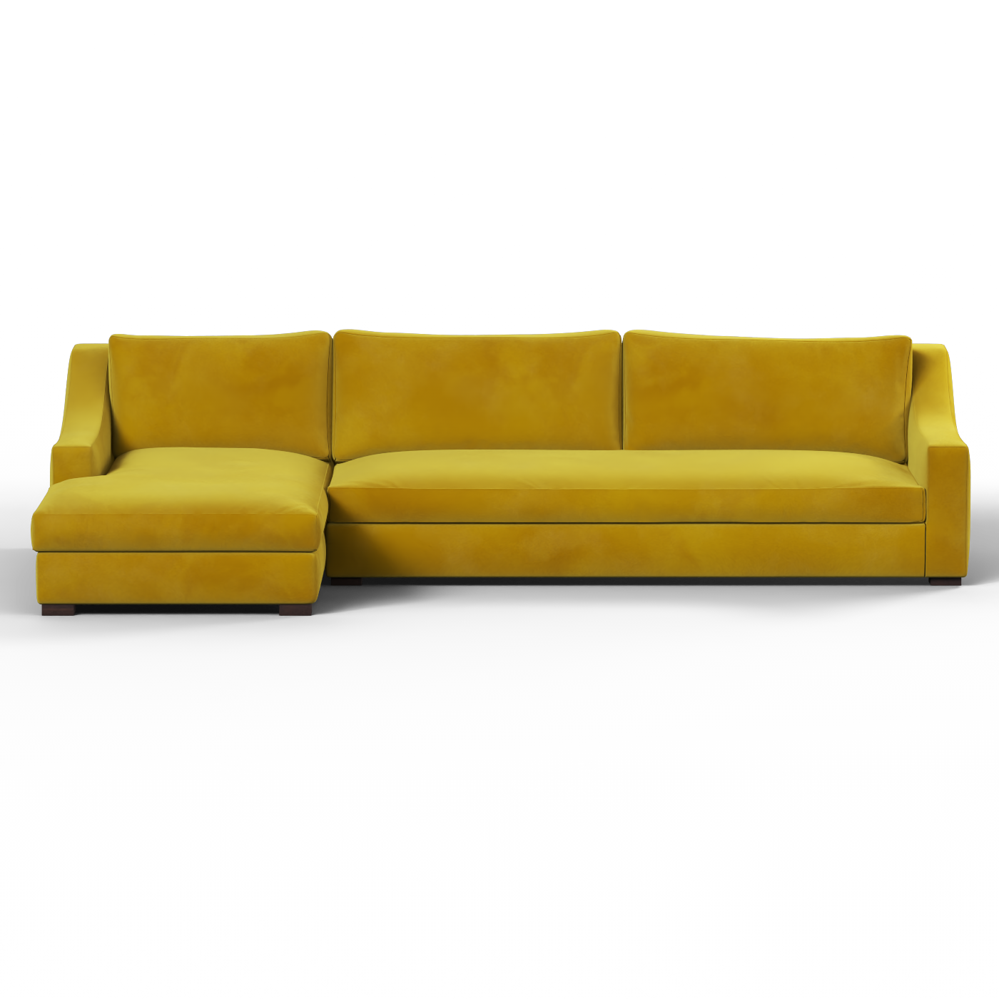 Louis Sectional Sofa — Low-Profile Modular Corner Layout