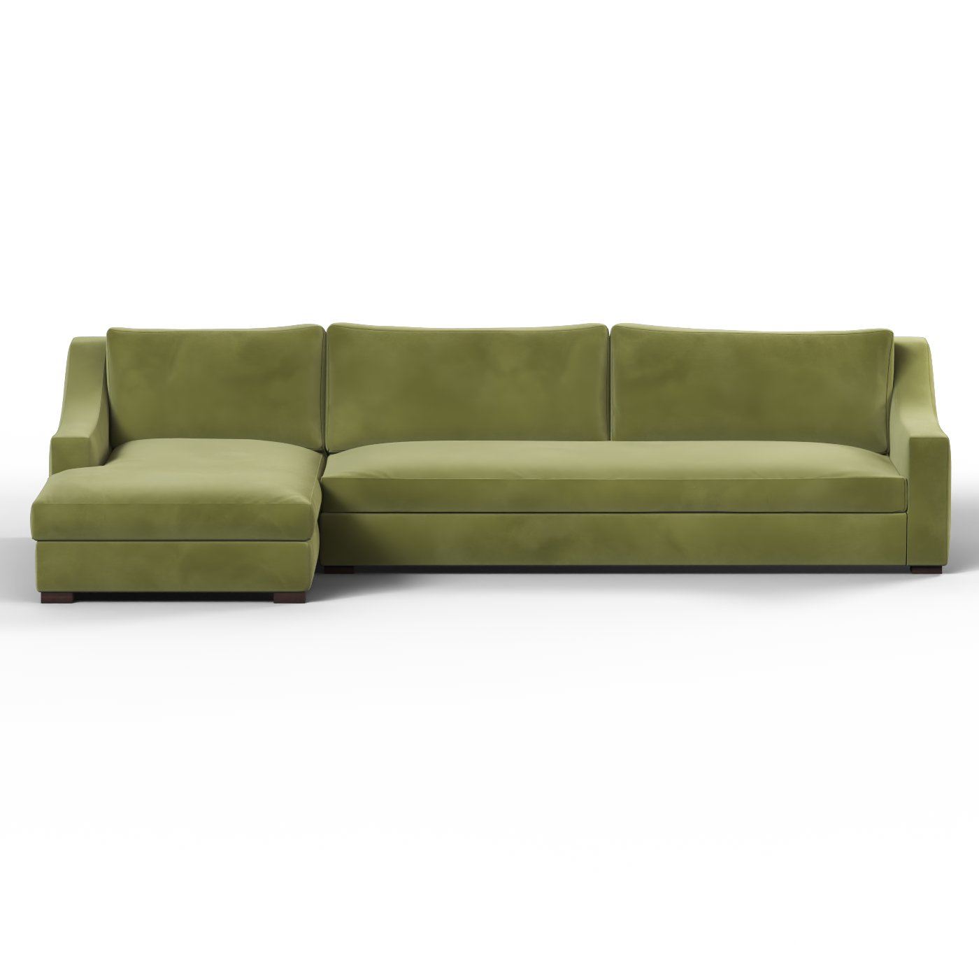 Louis Sectional Sofa — Low-Profile Modular Corner Layout