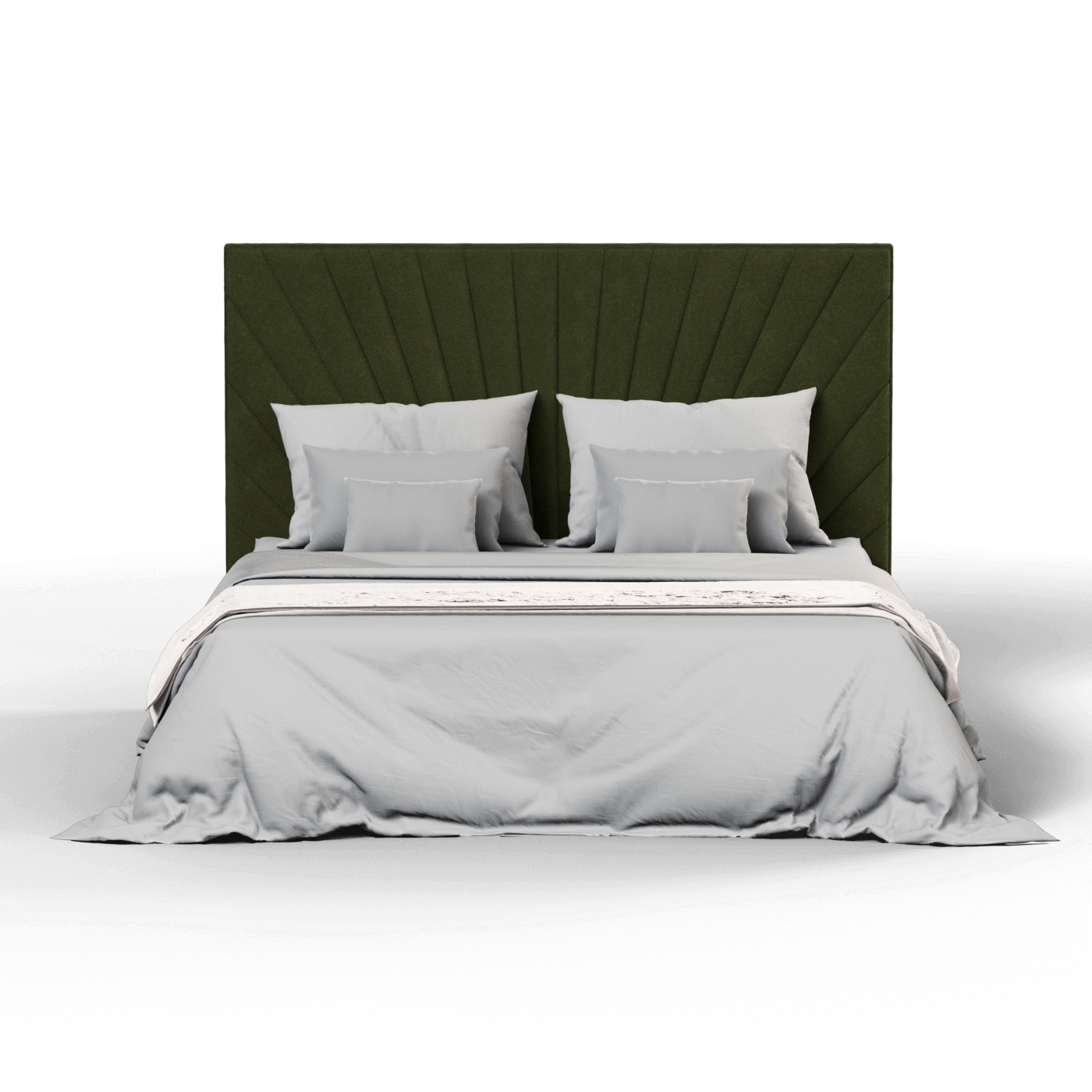 Lucia Bed With High Refined Headboard