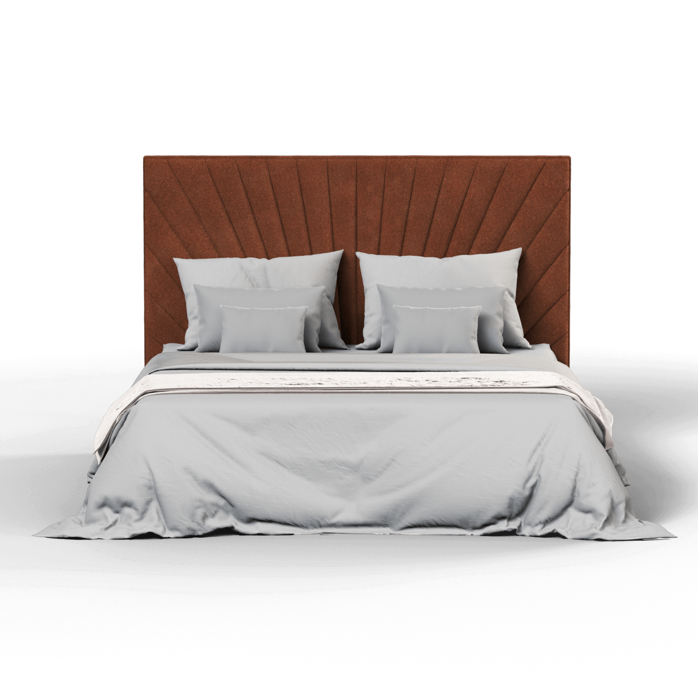 Lucia Bed With High Refined Headboard