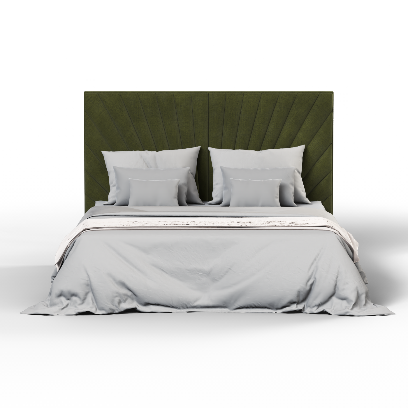 Lit Lucia avec tête de lit haute et raffinée