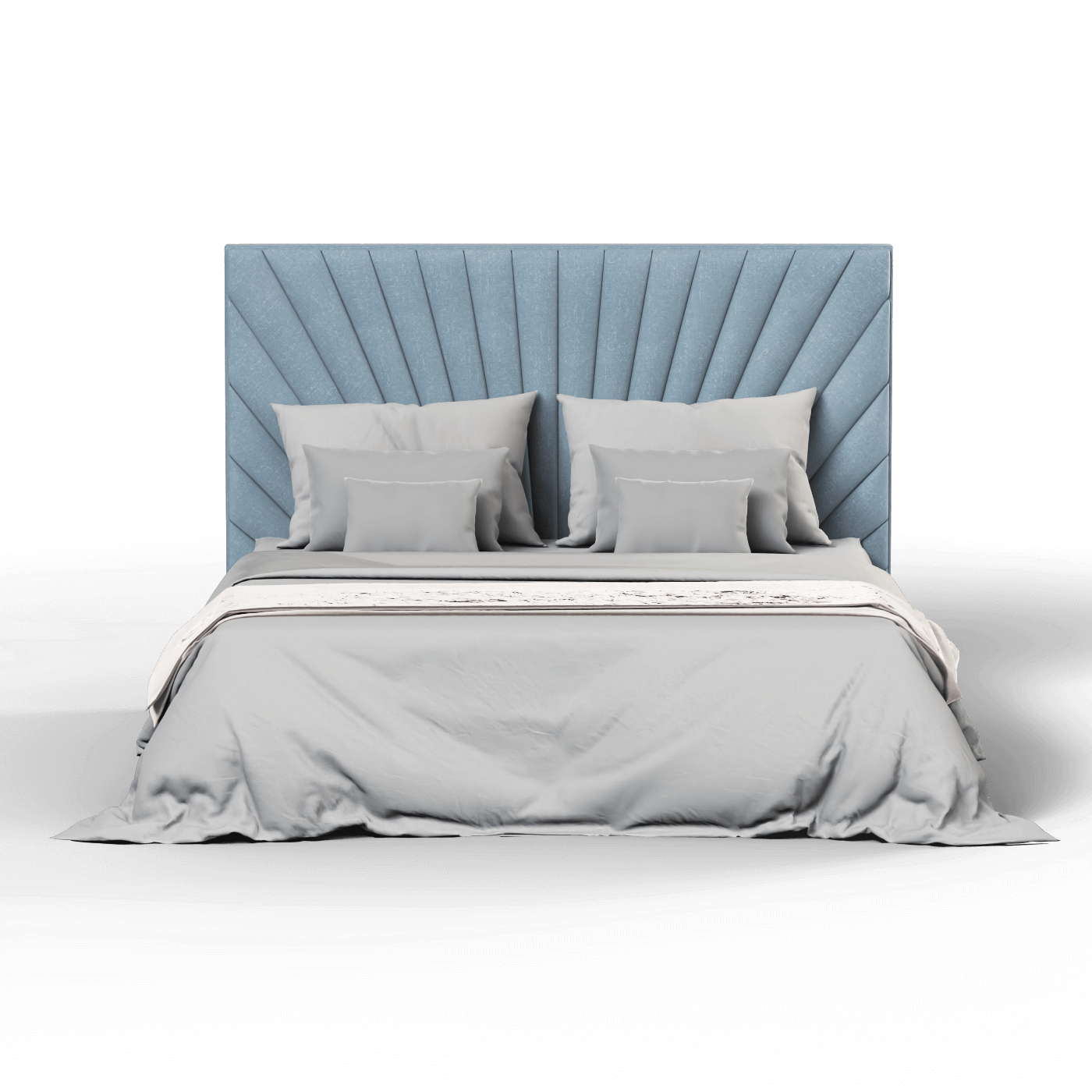 Lit Lucia avec tête de lit haute et raffinée