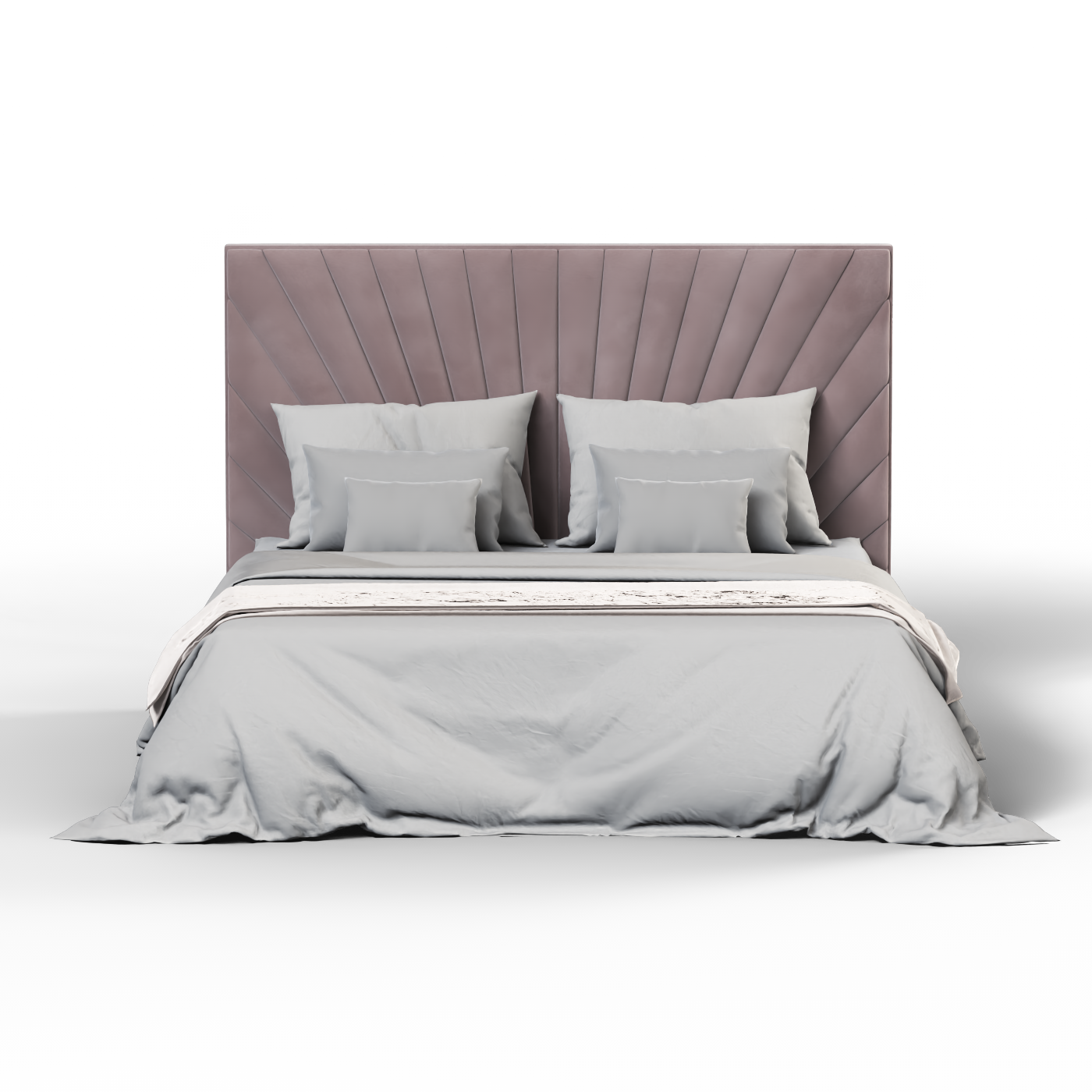 Lit Lucia avec tête de lit haute et raffinée
