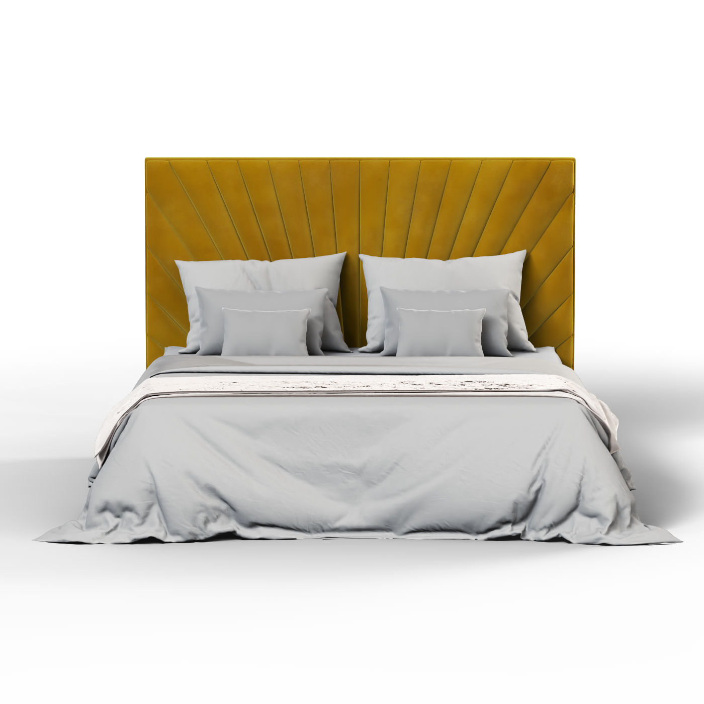 Lit Lucia avec tête de lit haute et raffinée