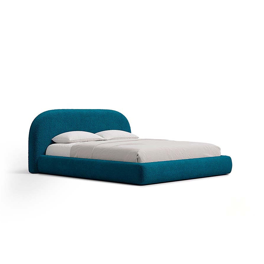 Aria Bed with Sculptural Curved Headboard