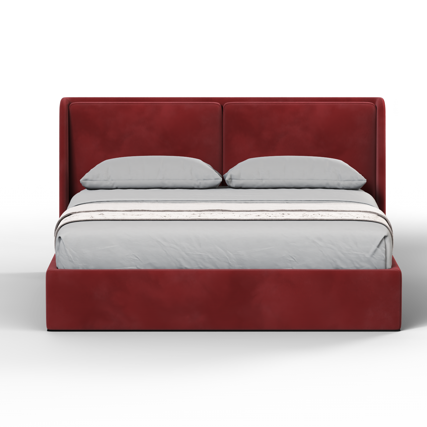 Ruby Upholstered Double Bed in Premium Fabric
