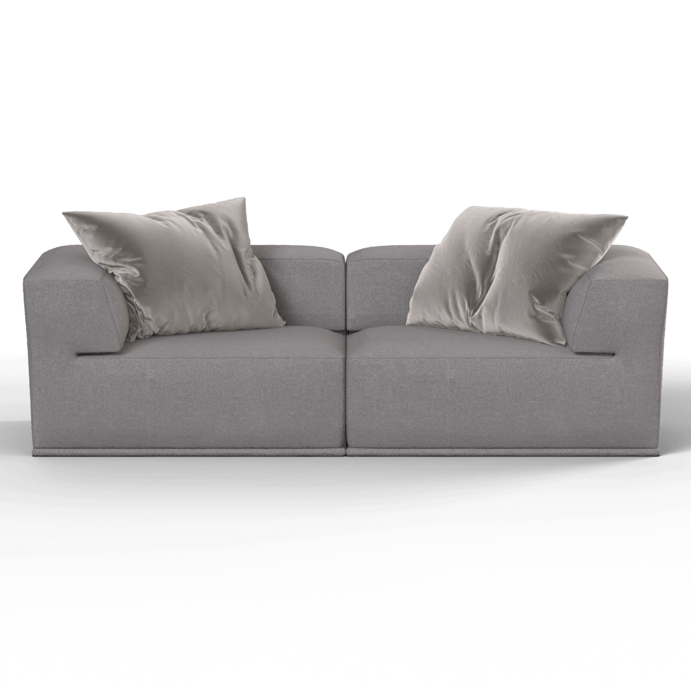 Savile Sofa — Compact Form with Wide Straight Armrests