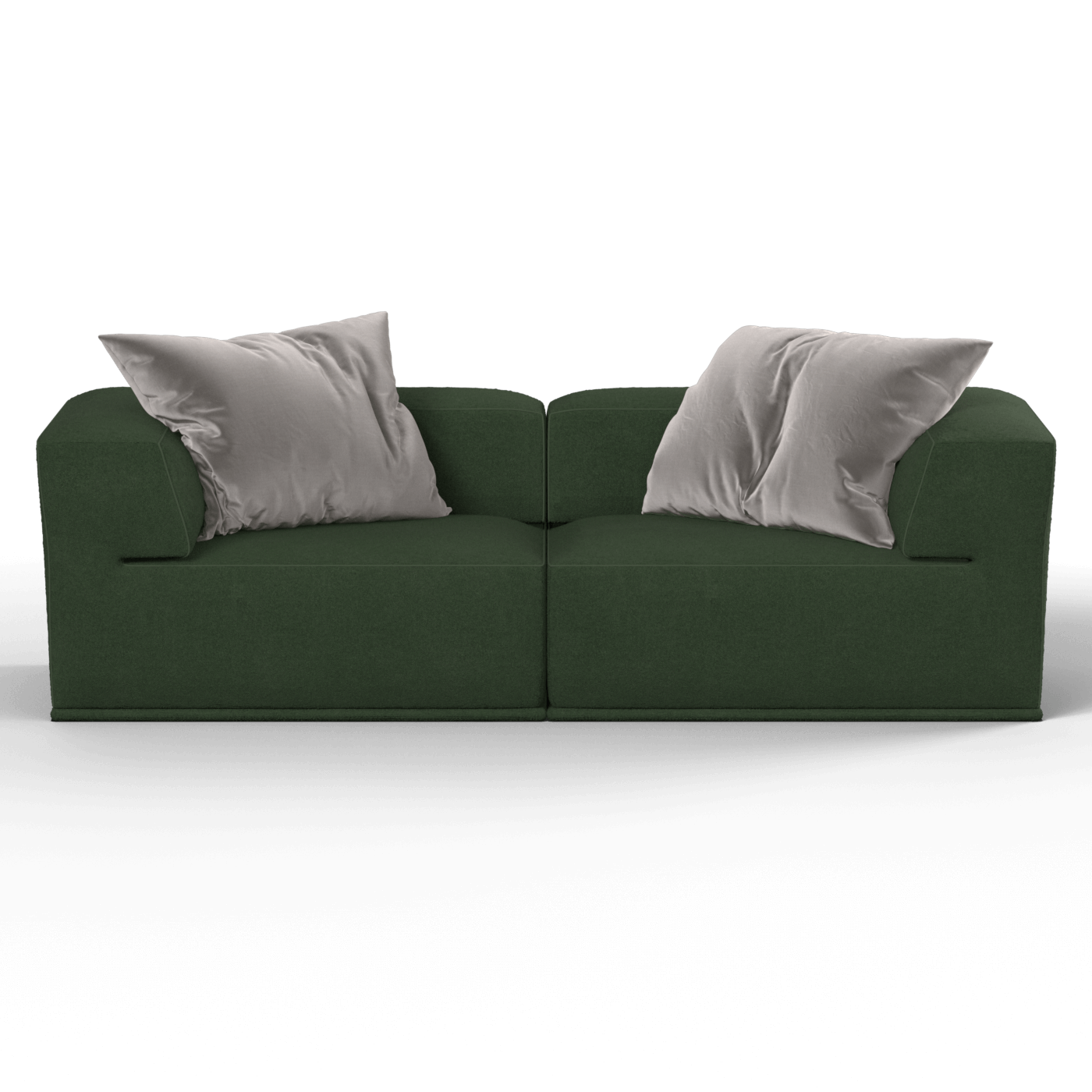 Savile Sofa — Compact Form with Wide Straight Armrests