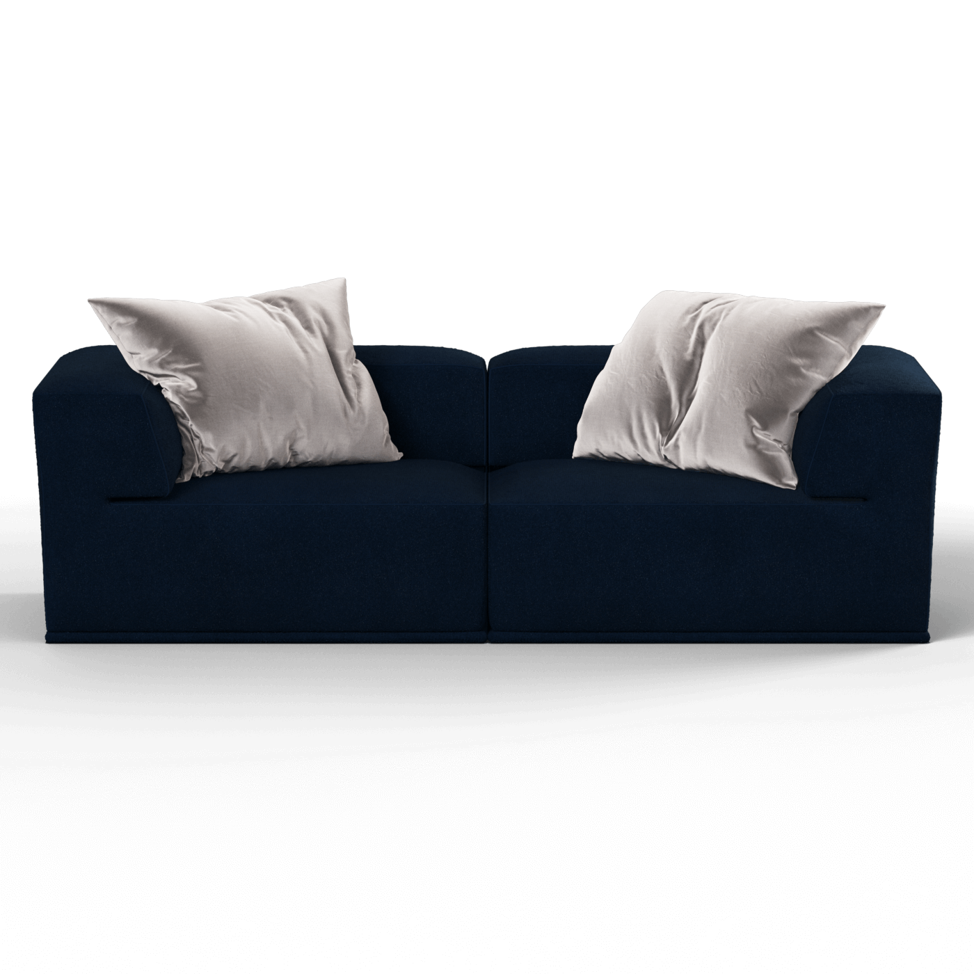 Savile Sofa — Compact Form with Wide Straight Armrests