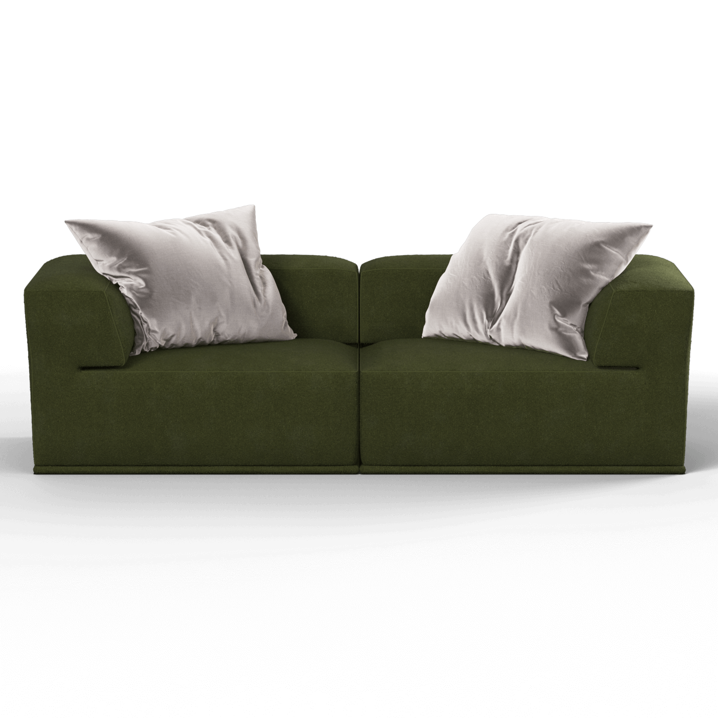 Savile Sofa — Compact Form with Wide Straight Armrests