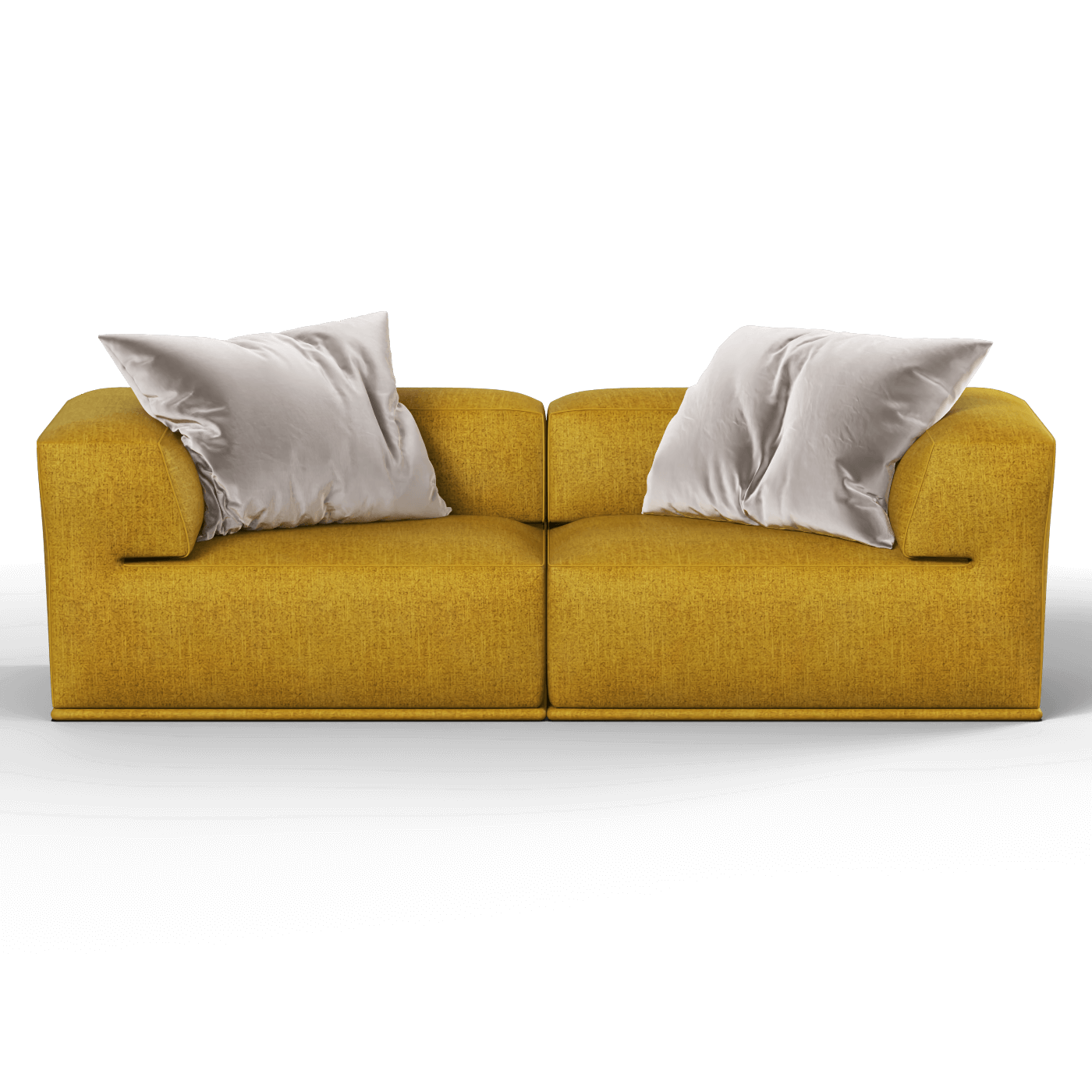 Savile Sofa — Compact Form with Wide Straight Armrests