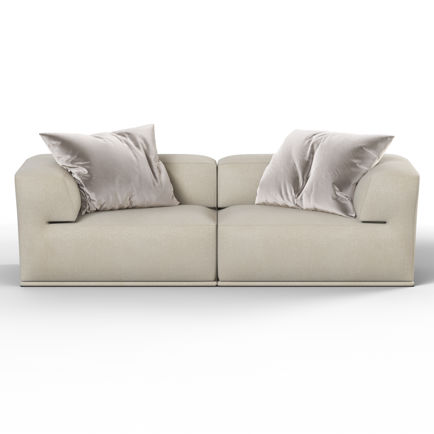 Savile Sofa — Compact Form with Wide Straight Armrests