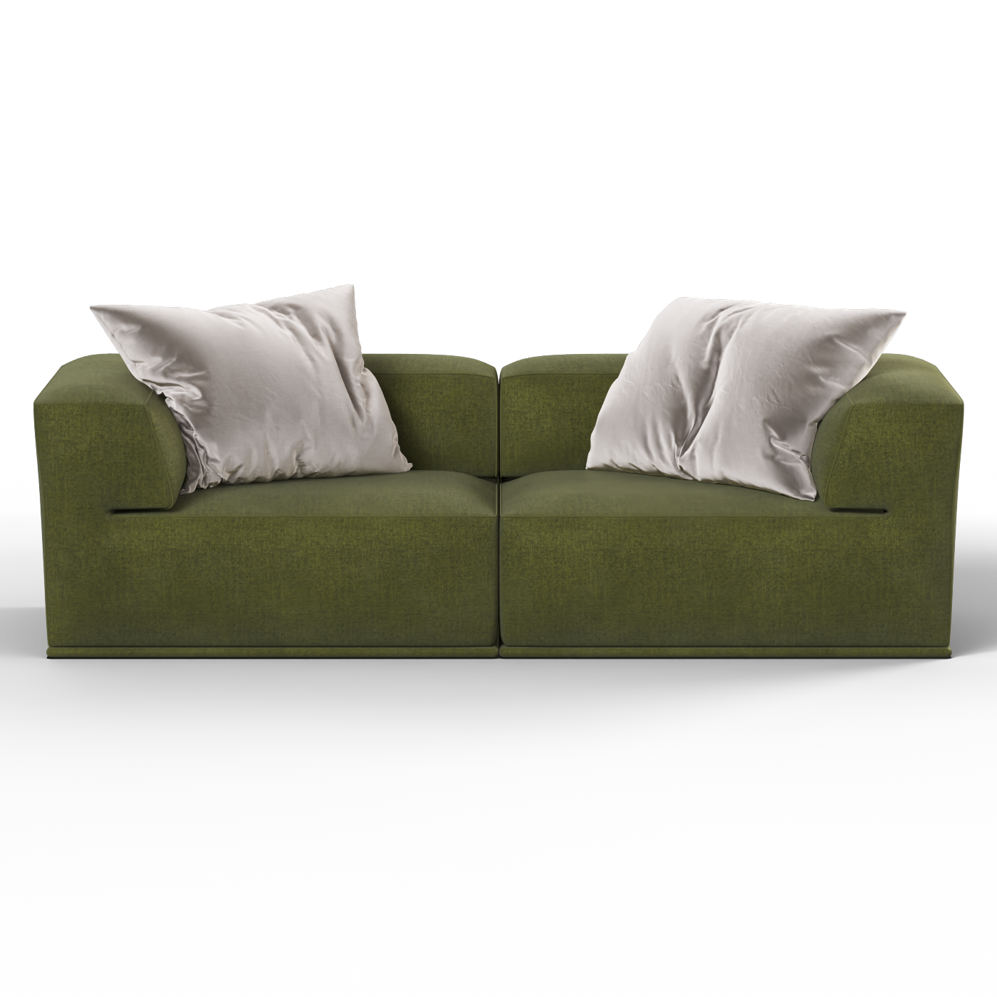 Savile Sofa — Compact Form with Wide Straight Armrests