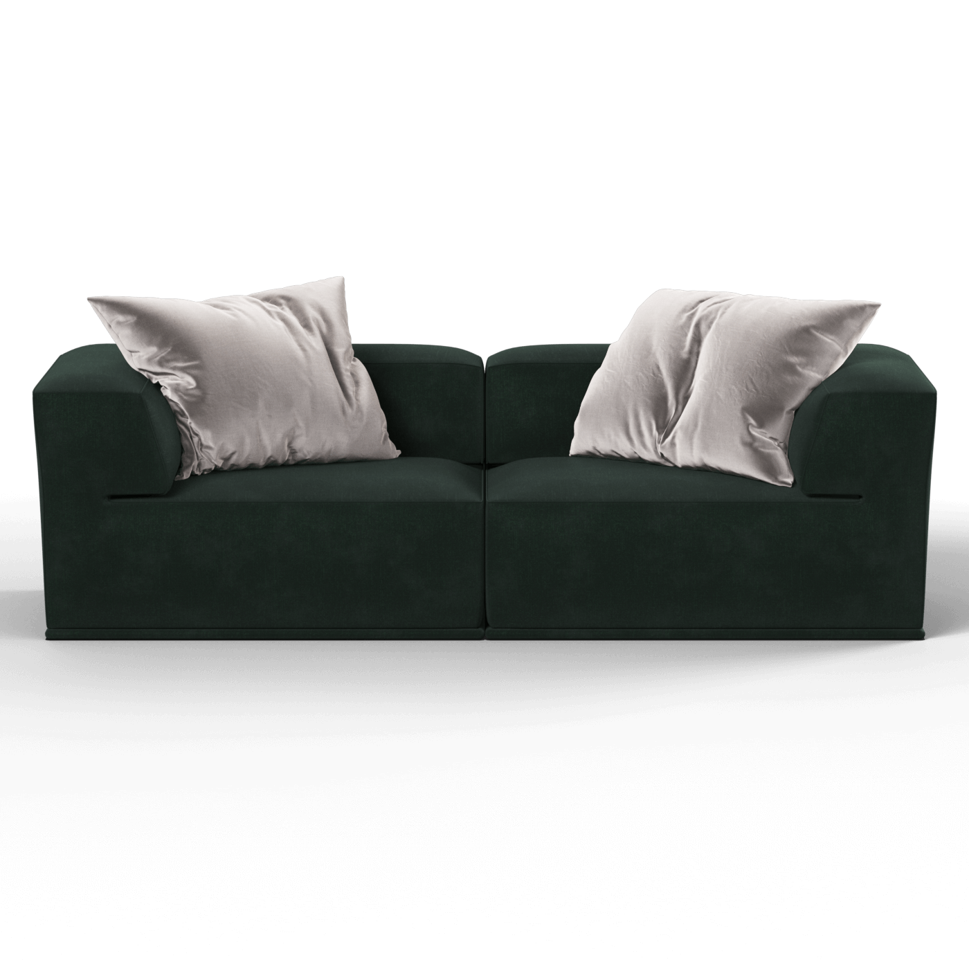 Savile Sofa — Compact Form with Wide Straight Armrests