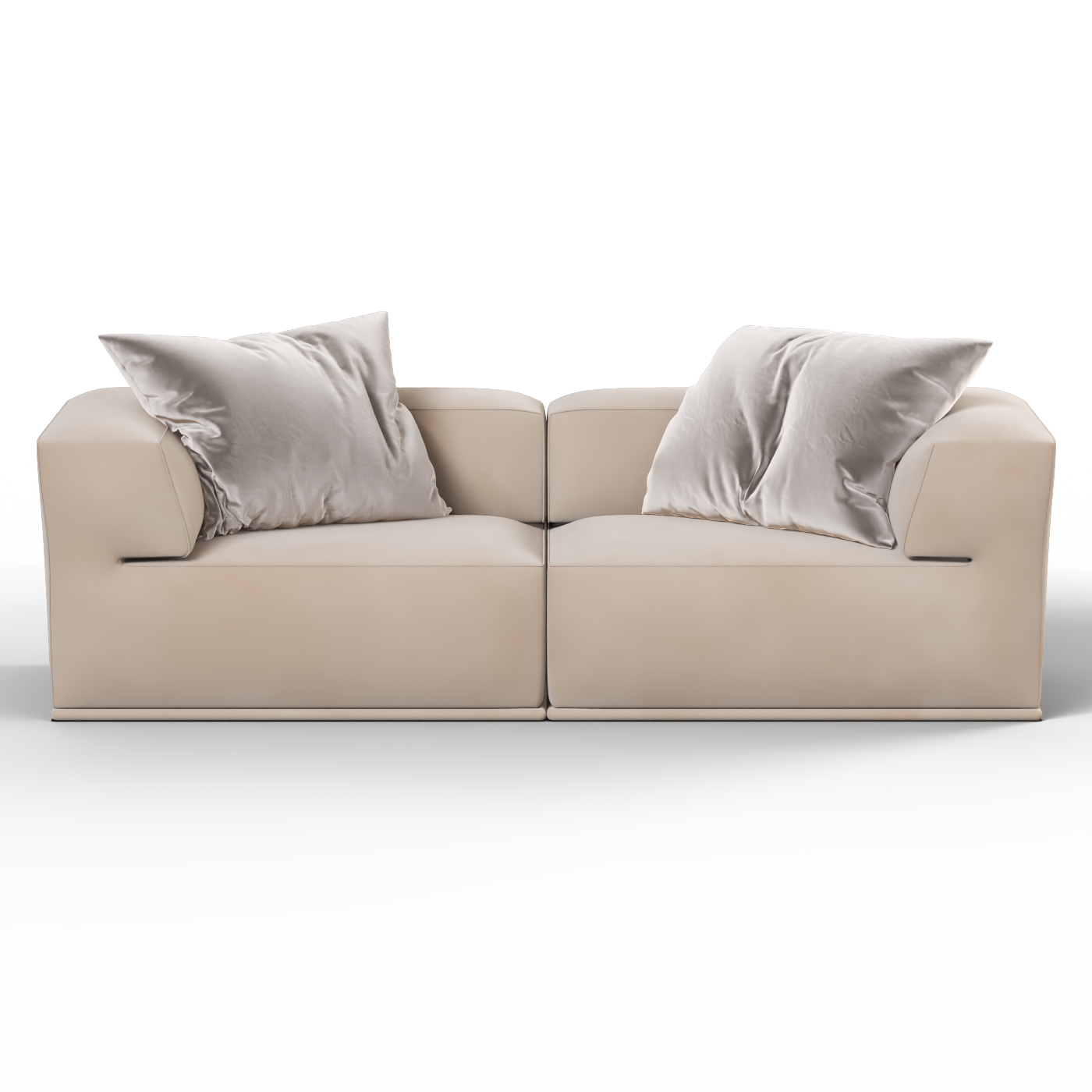 Savile Sofa — Compact Form with Wide Straight Armrests
