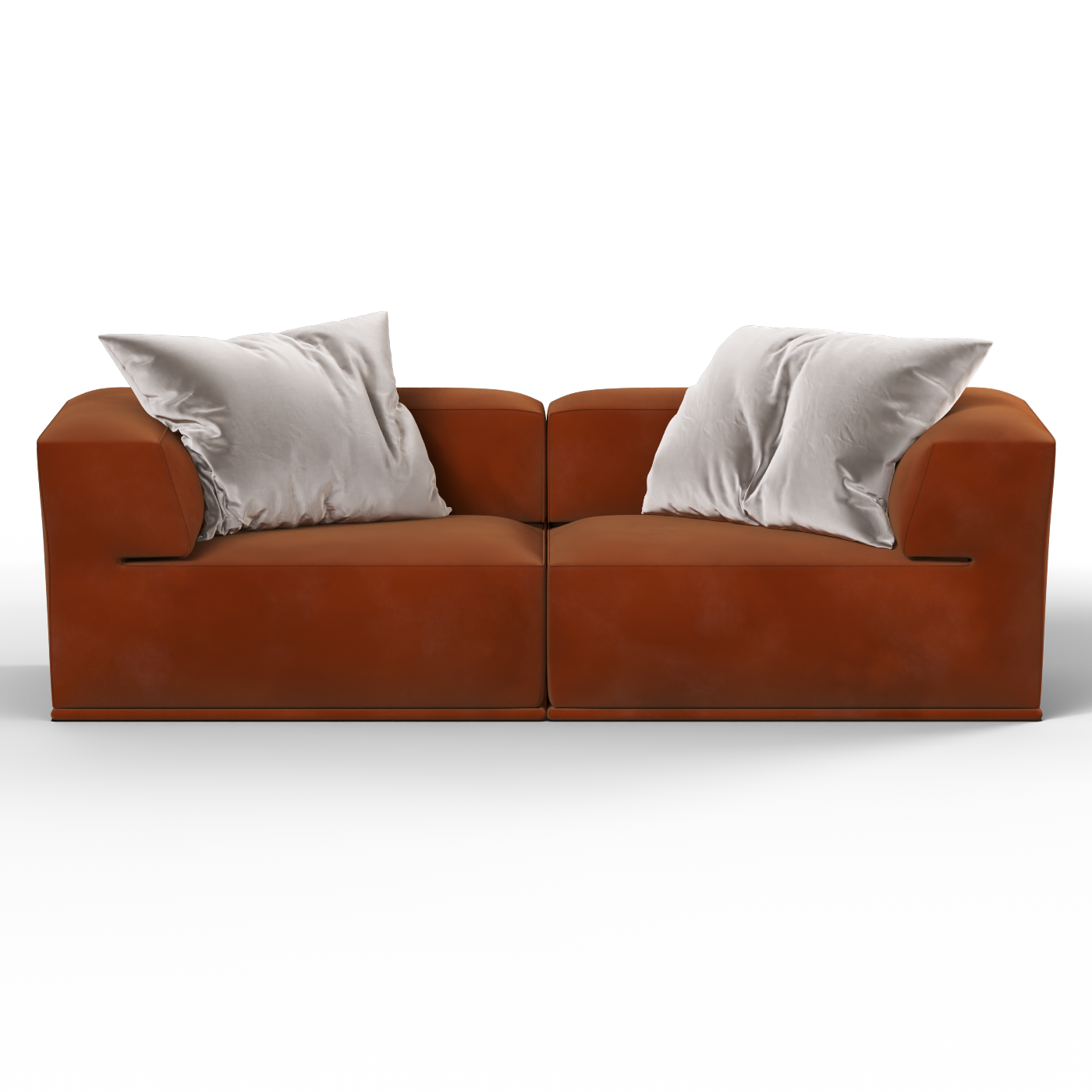 Savile Sofa — Compact Form with Wide Straight Armrests