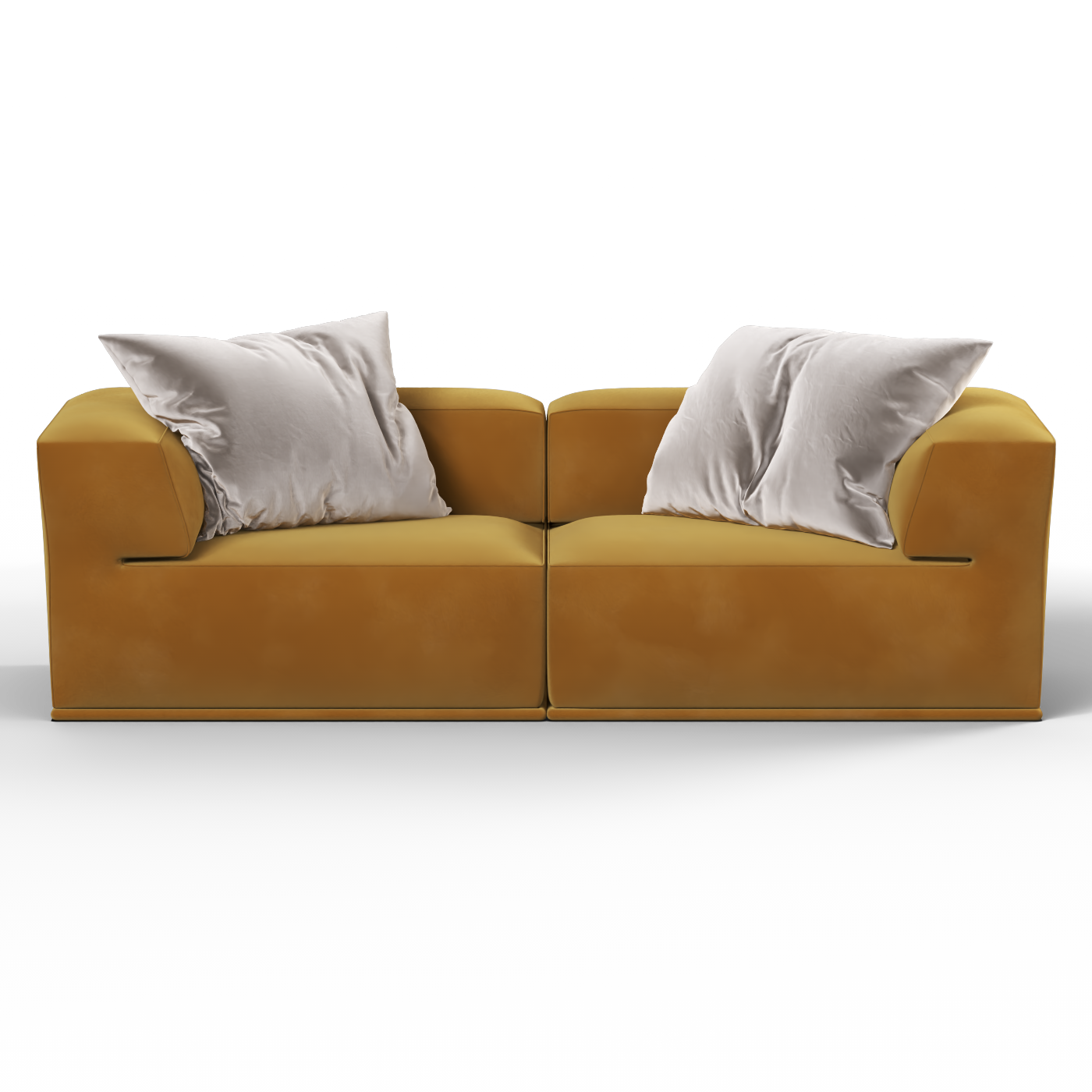 Savile Sofa — Compact Form with Wide Straight Armrests
