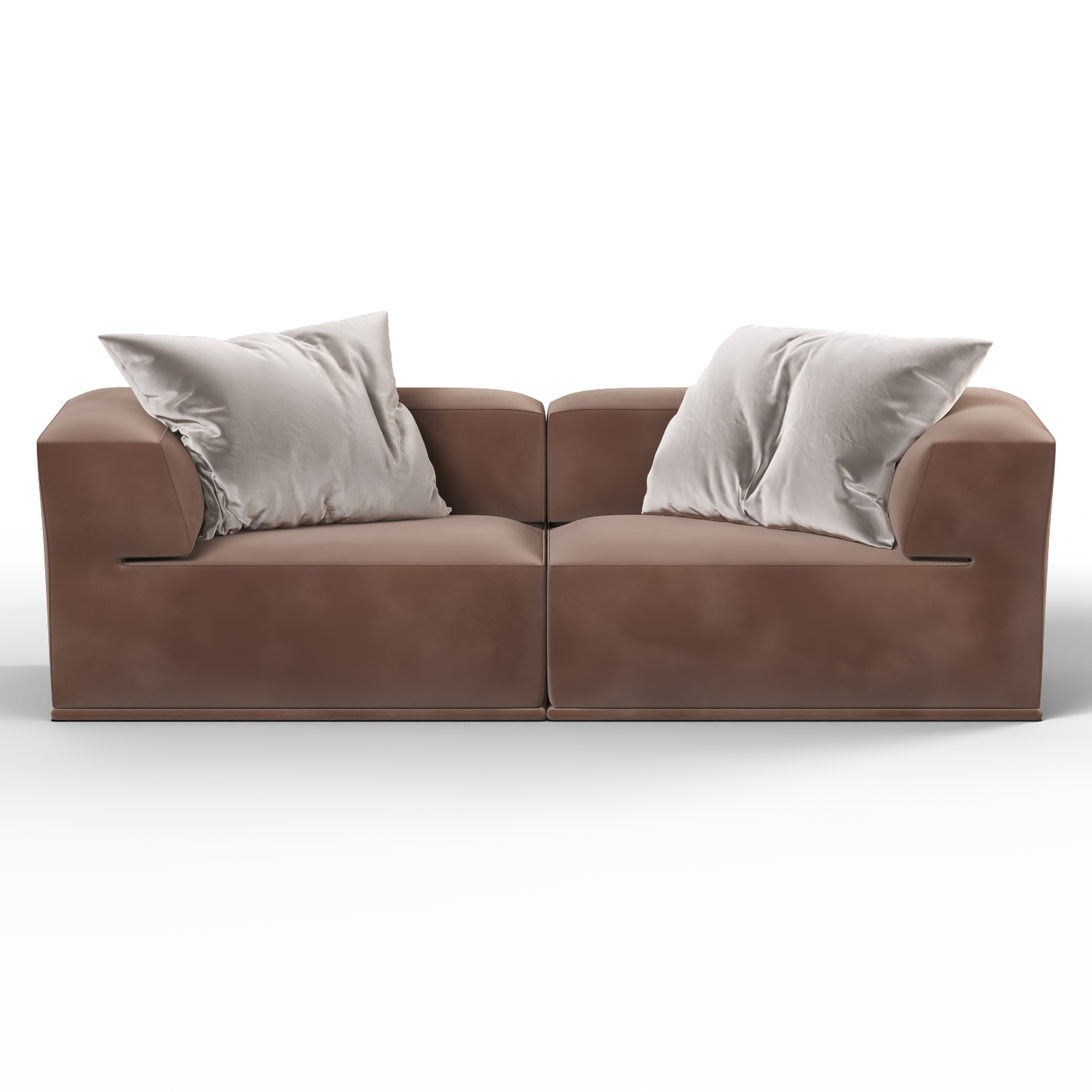 Savile Sofa — Compact Form with Wide Straight Armrests
