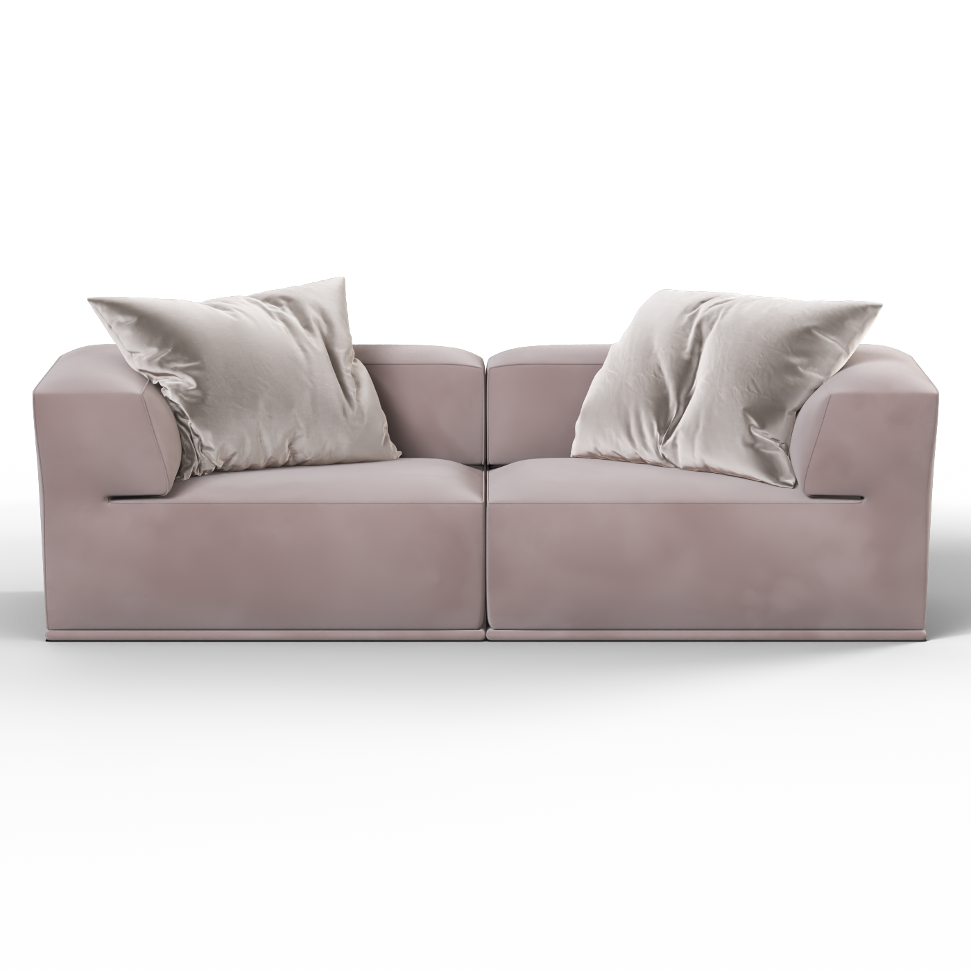 Canapé Savile — Forme compacte avec accoudoirs larges et droits