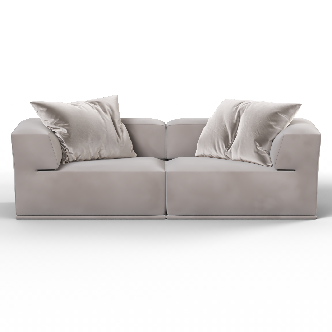 Savile Sofa — Compact Form with Wide Straight Armrests