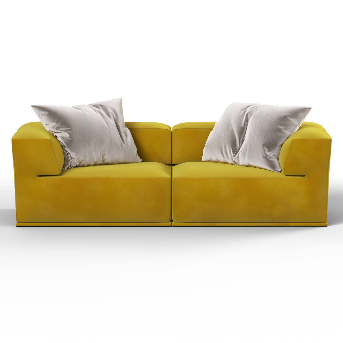 Canapé Savile — Forme compacte avec accoudoirs larges et droits