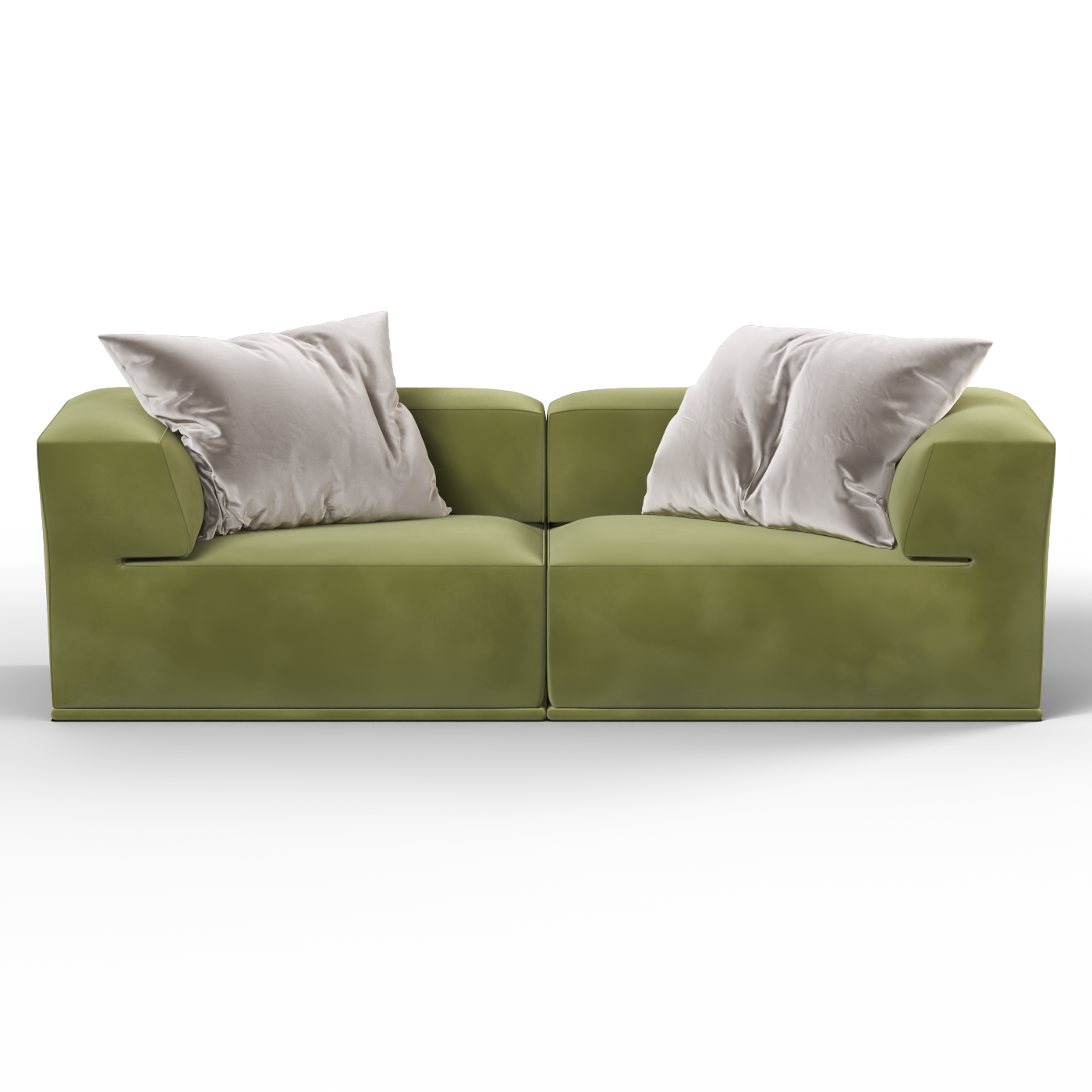 Canapé Savile — Forme compacte avec accoudoirs larges et droits