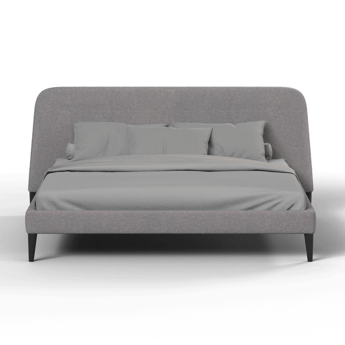 Selma Double Bed with Deep Vertical Tufting