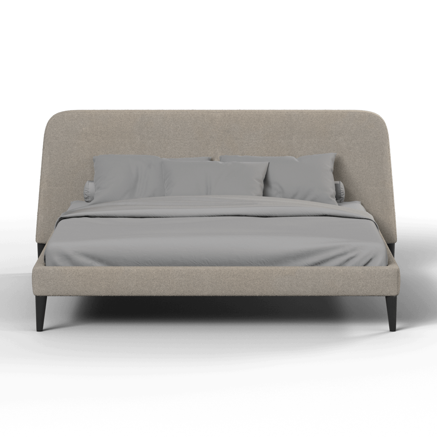 Selma Double Bed with Deep Vertical Tufting