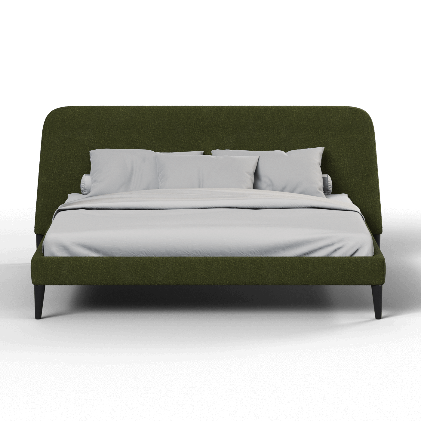 Selma Double Bed with Deep Vertical Tufting