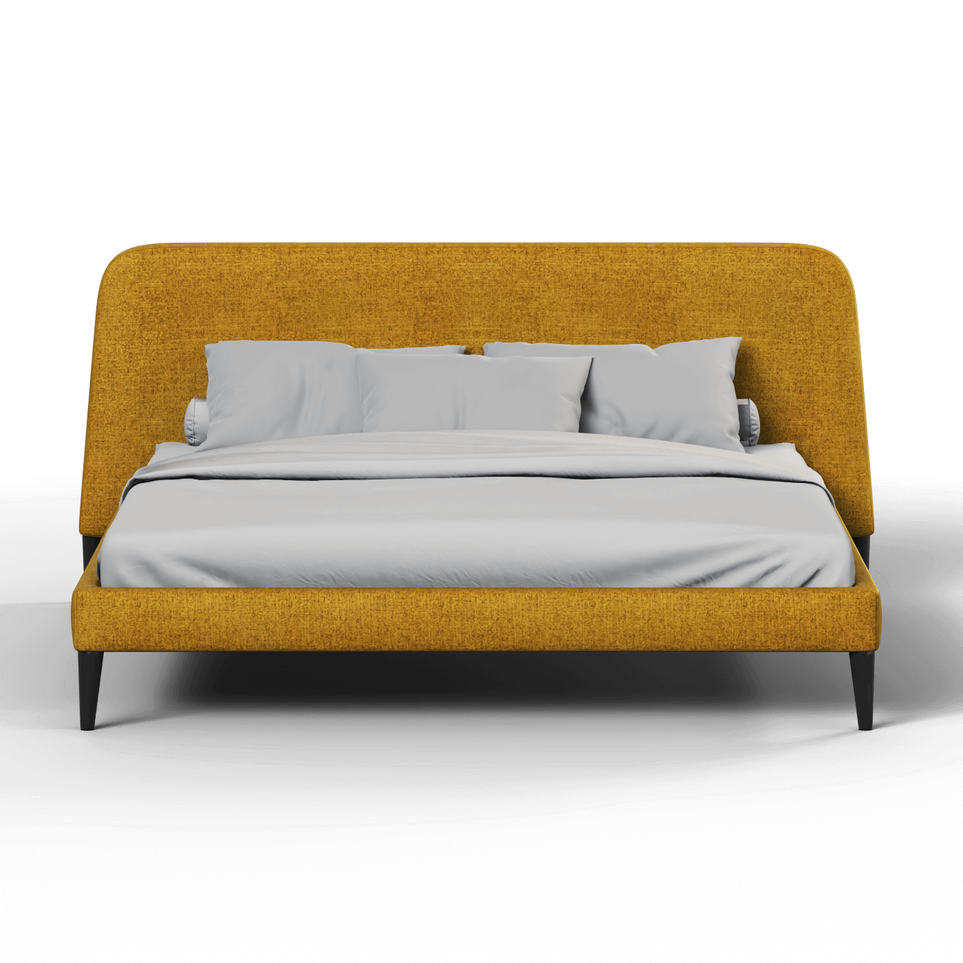 Selma Double Bed with Deep Vertical Tufting