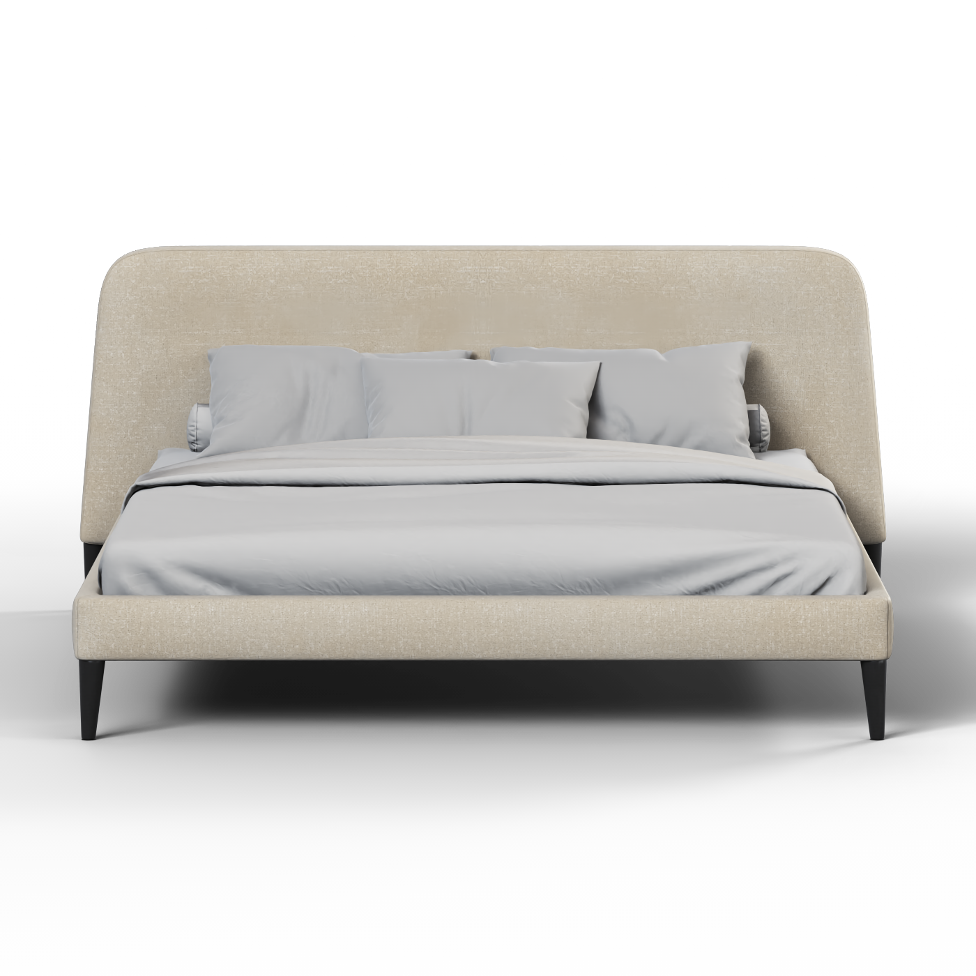 Selma Double Bed with Deep Vertical Tufting