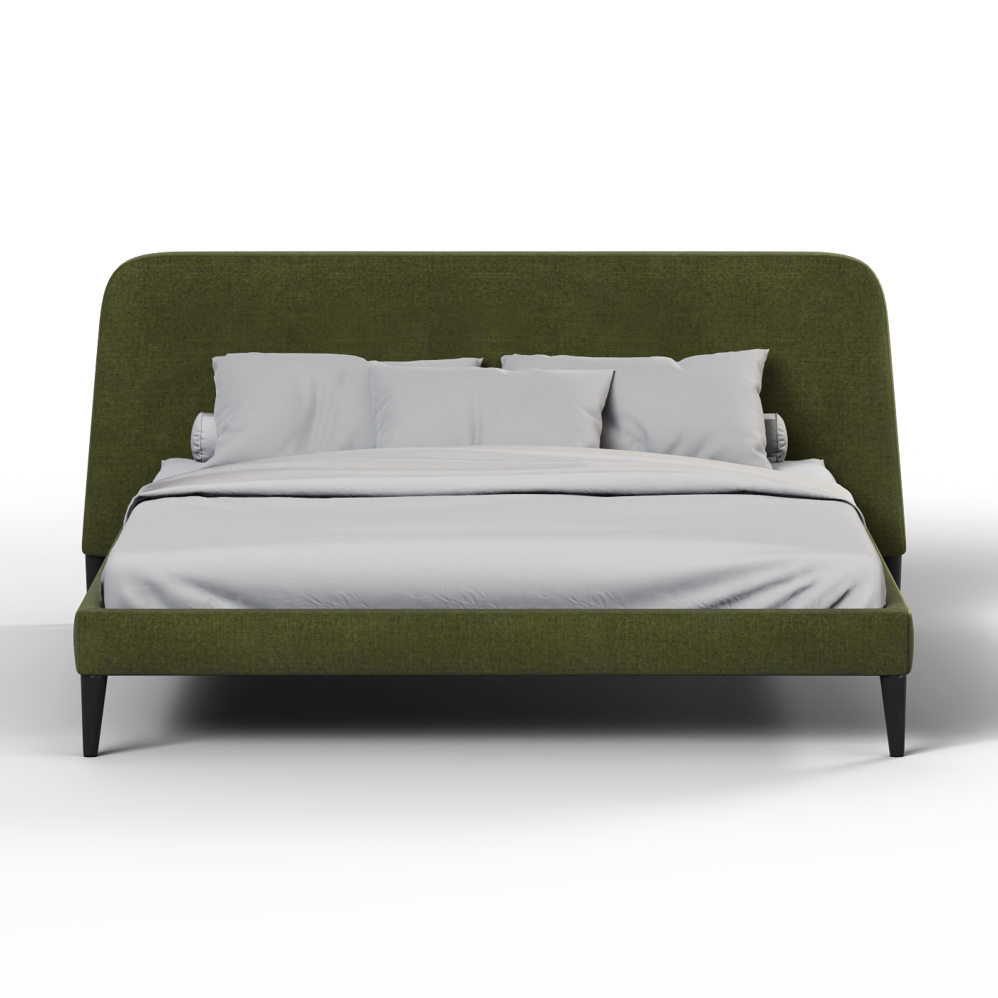 Selma Double Bed with Deep Vertical Tufting