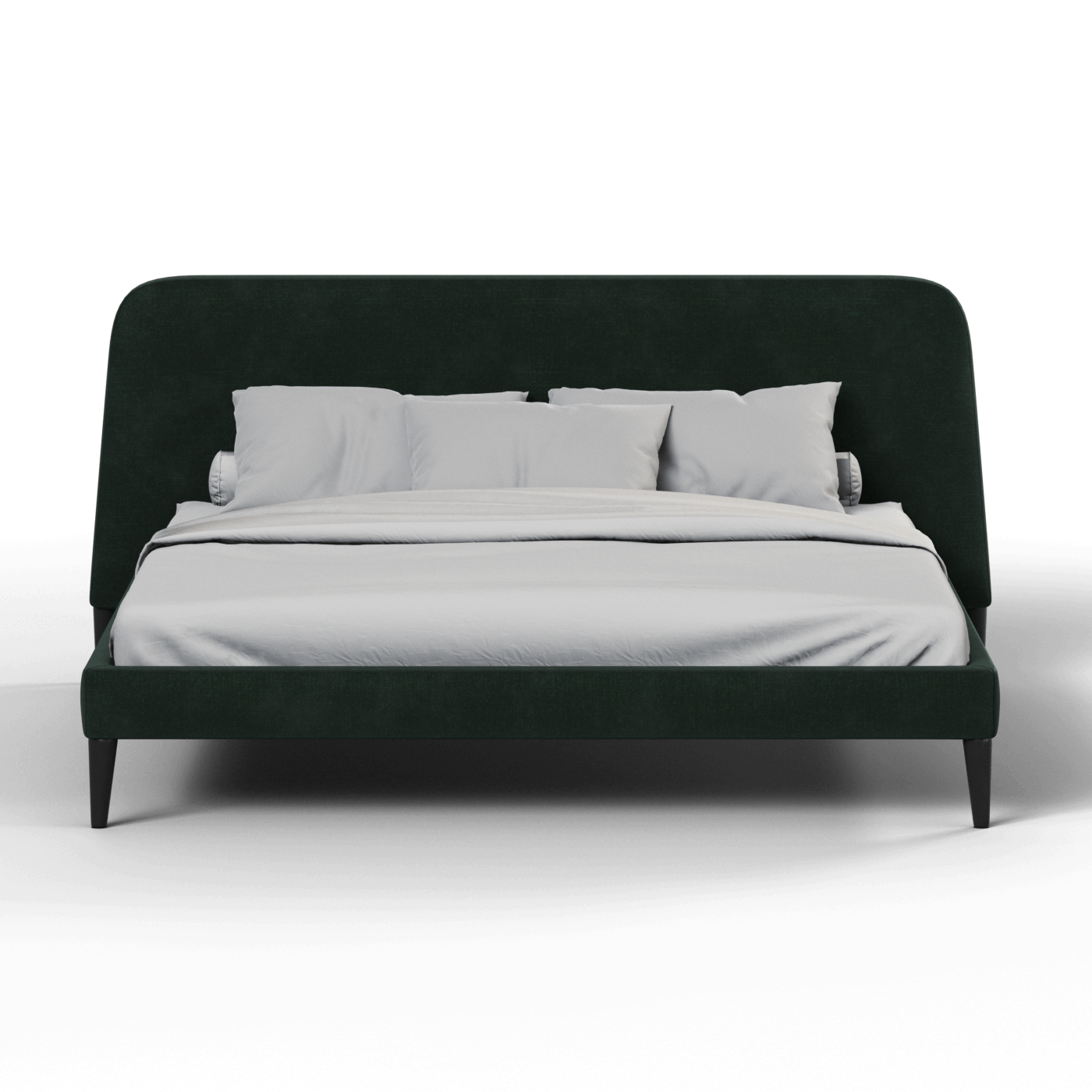 Selma Double Bed with Deep Vertical Tufting