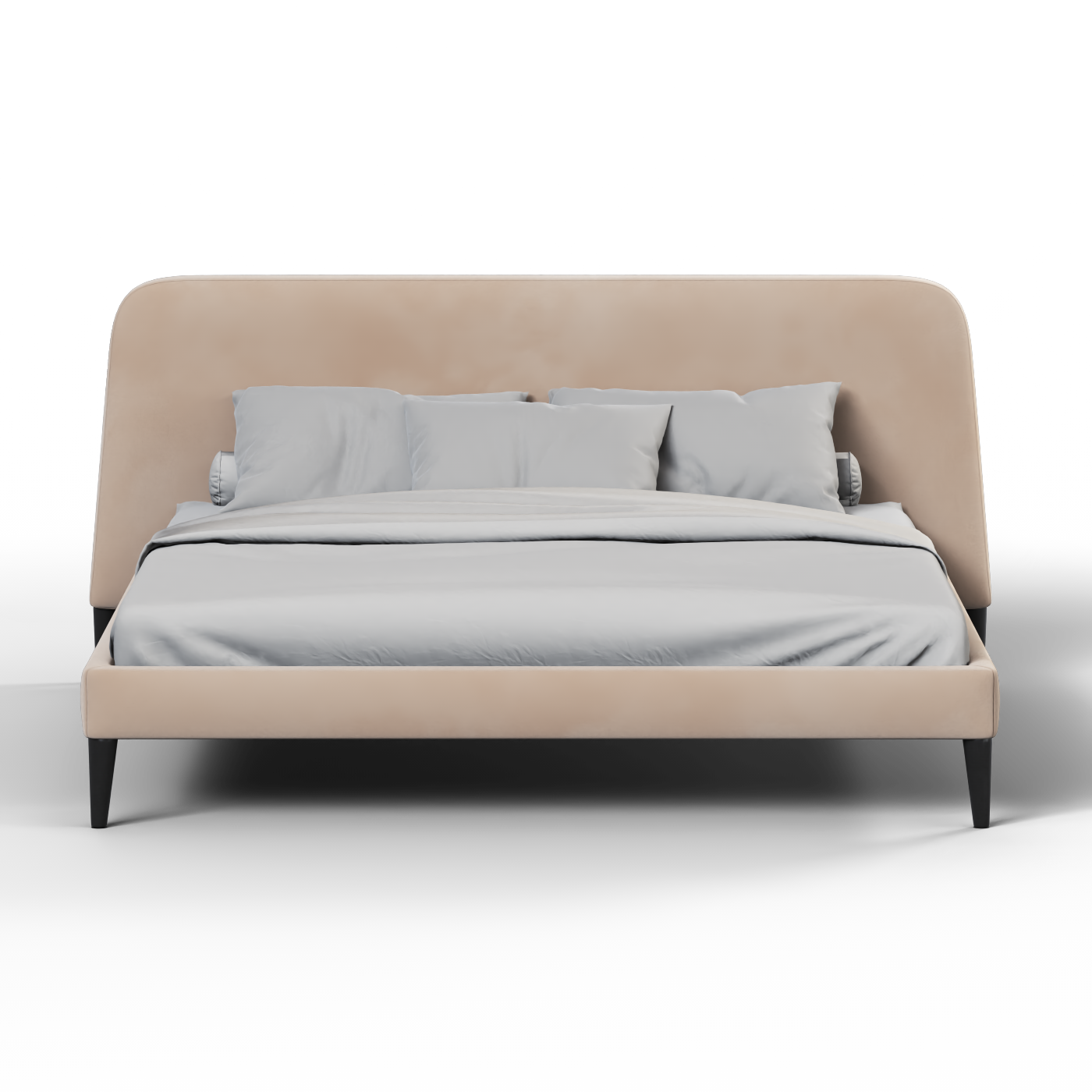 Selma Double Bed with Deep Vertical Tufting