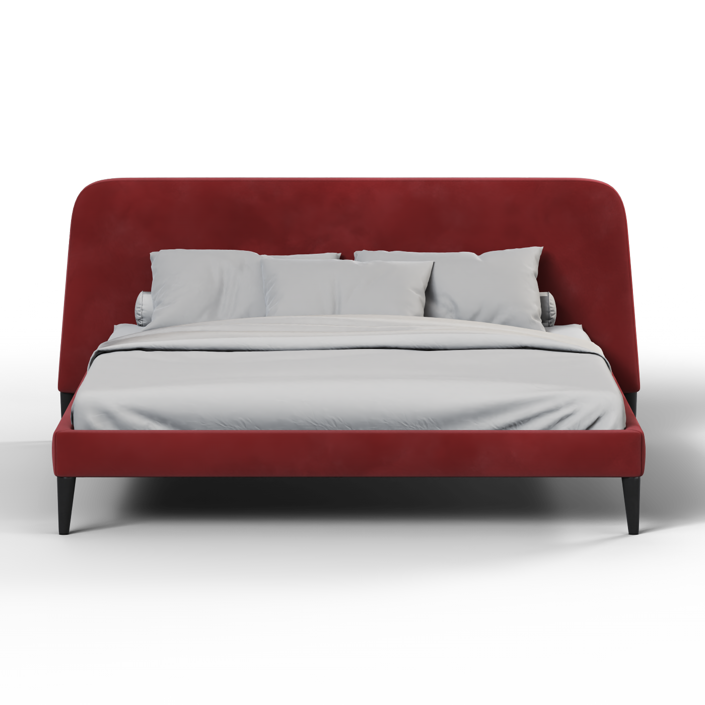 Selma Double Bed with Deep Vertical Tufting
