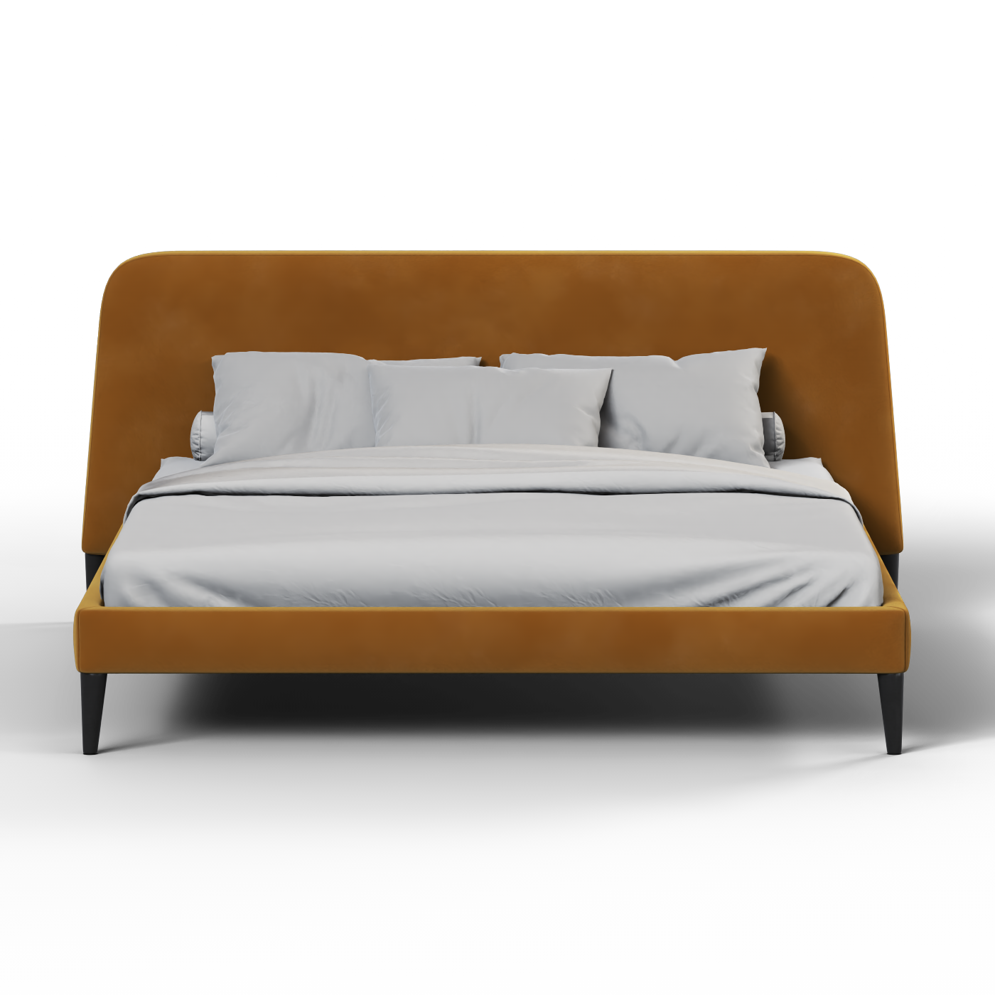 Selma Double Bed with Deep Vertical Tufting