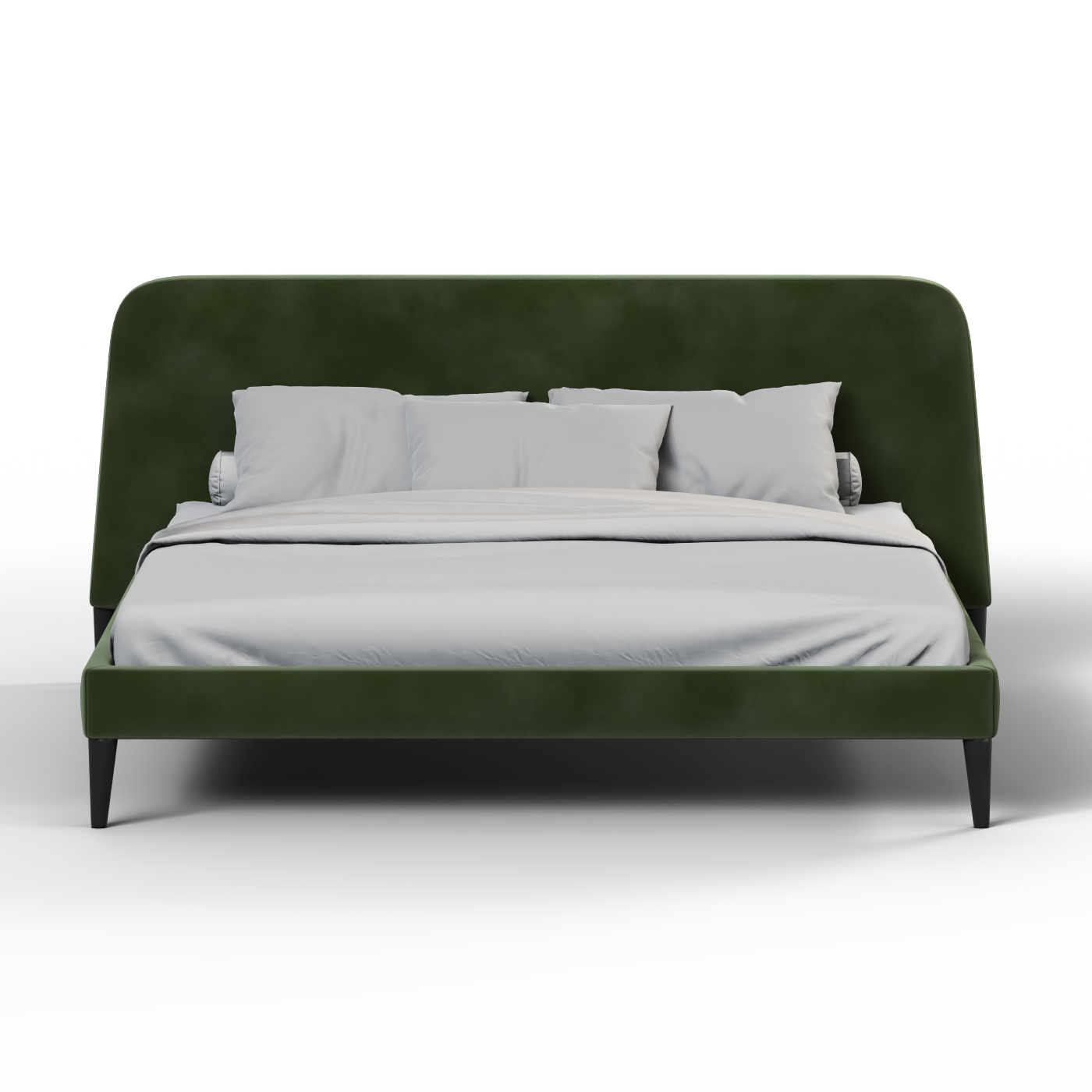 Selma Double Bed with Deep Vertical Tufting