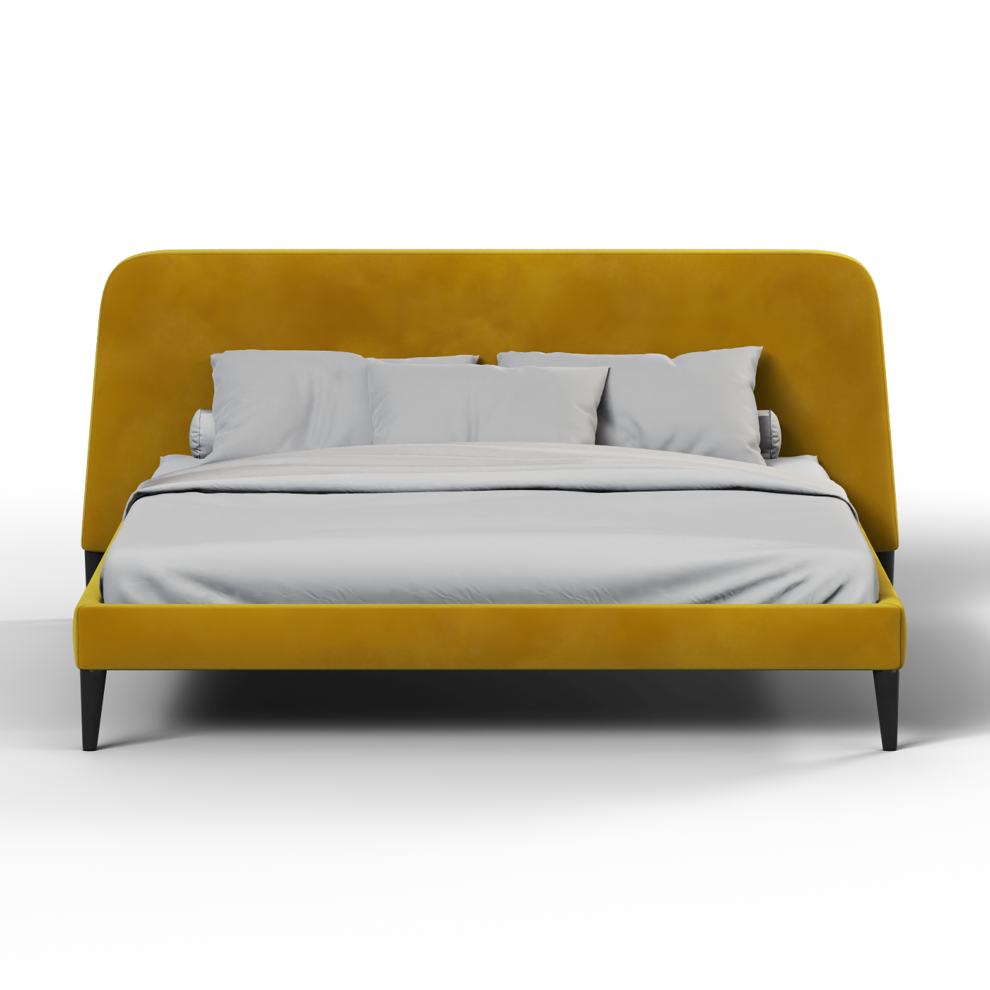 Selma Double Bed with Deep Vertical Tufting