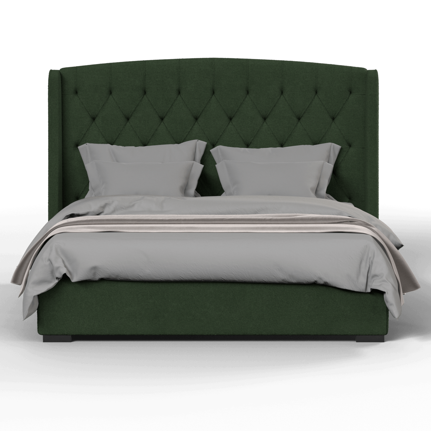 Sophia Upholstered Bed with Buttoned Headboard